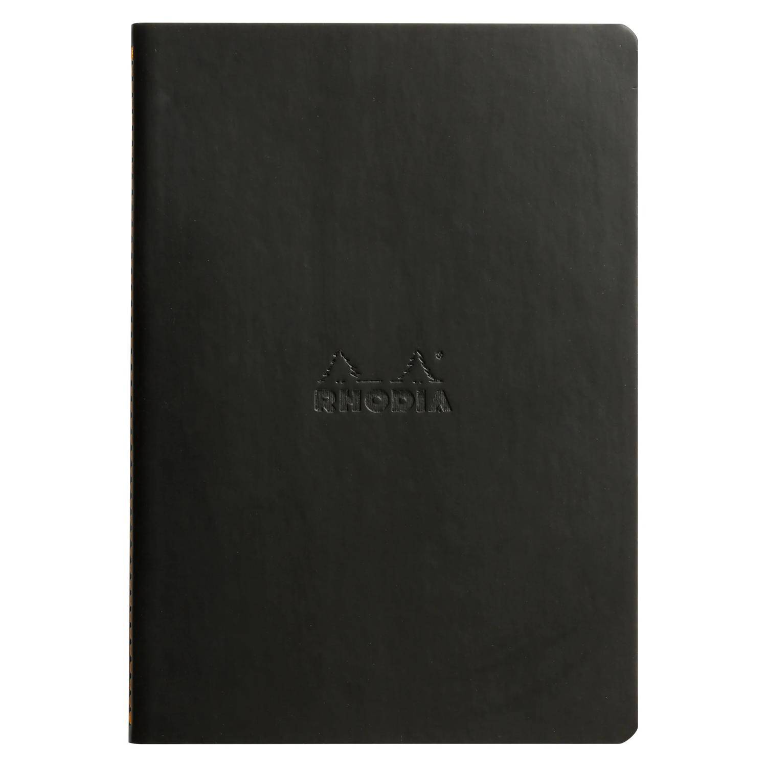 Rhodia Notizheft A5, 32 Bl dots/kariert, Papier 90g elfenbein Schwarz 116452C