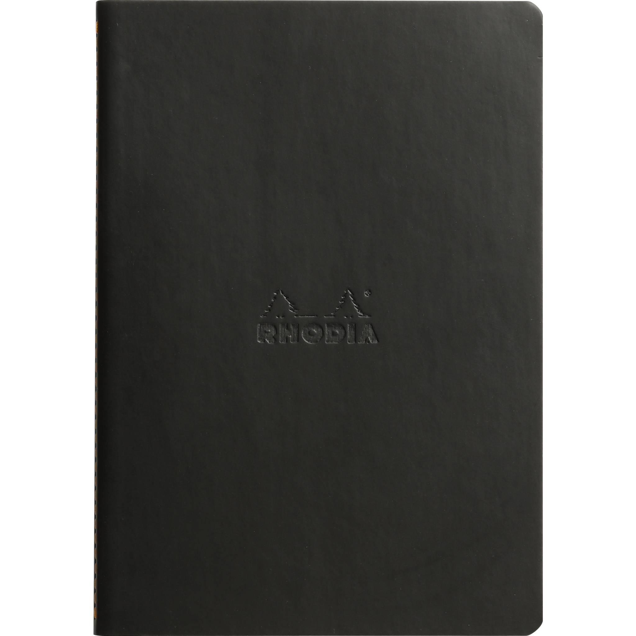 Rhodia Notizheft A5, 32 Bl dots/kariert, Papier 90g elfenbein Schwarz 116452C
