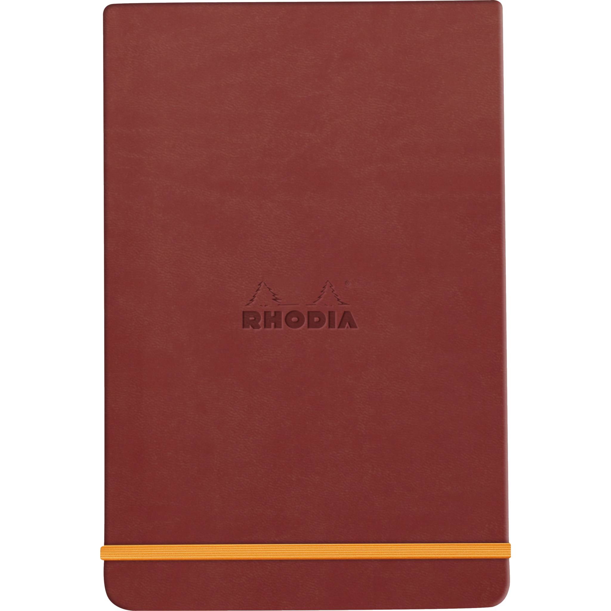 Rhodia Webnotepad 9x14 cm, 96 Bl liniert, mikroperforiert, 90g, Nacarat 194350C