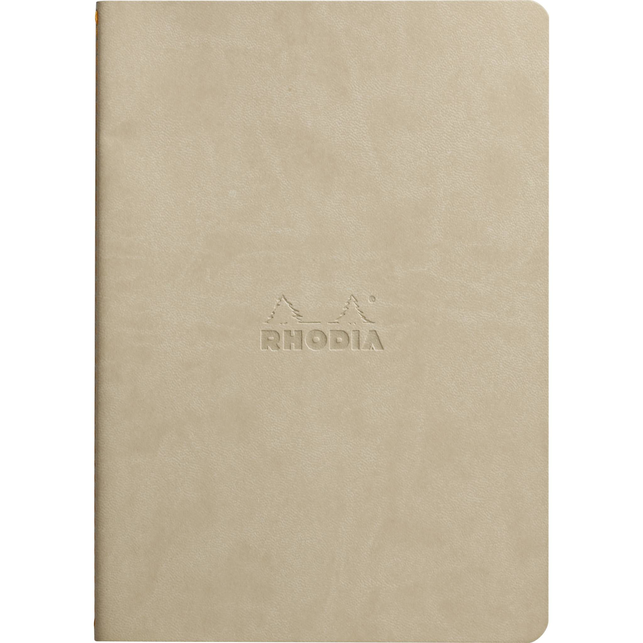 Rhodia Notizheft A5, 32 Bl dots/punktkariert, Papier 90g elfenbein Beige 116455C