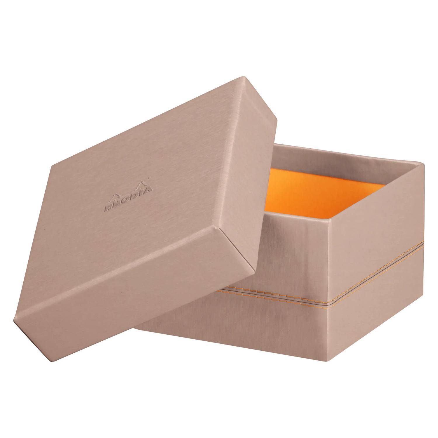 Rhodia Set mit 5 Boxen aus Kunstleder 44x34x16cm - Hauch von Rosa 194563C