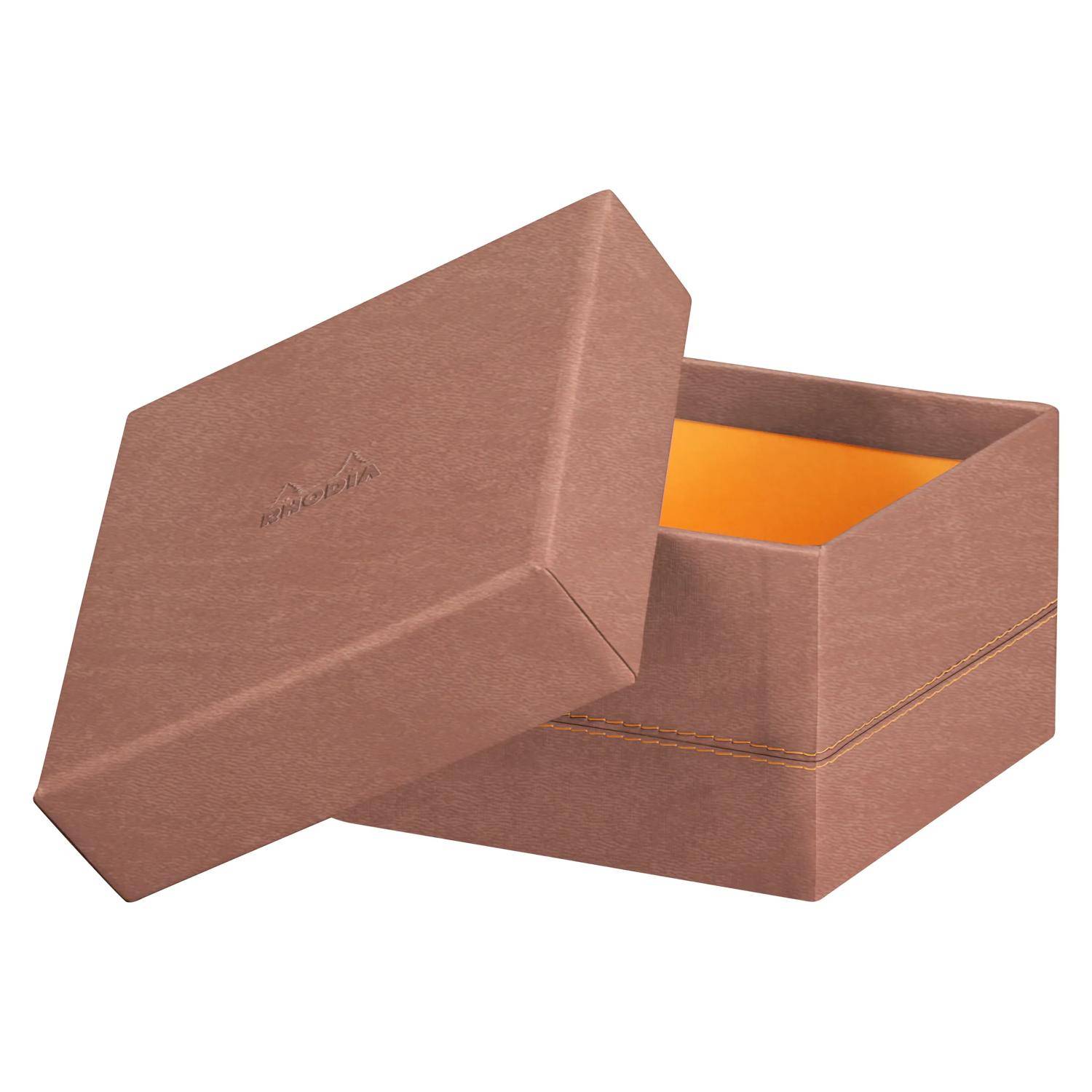 Rhodia Set mit 5 Boxen aus Kunstleder 44x34x16cm - Rosenholz 194562C
