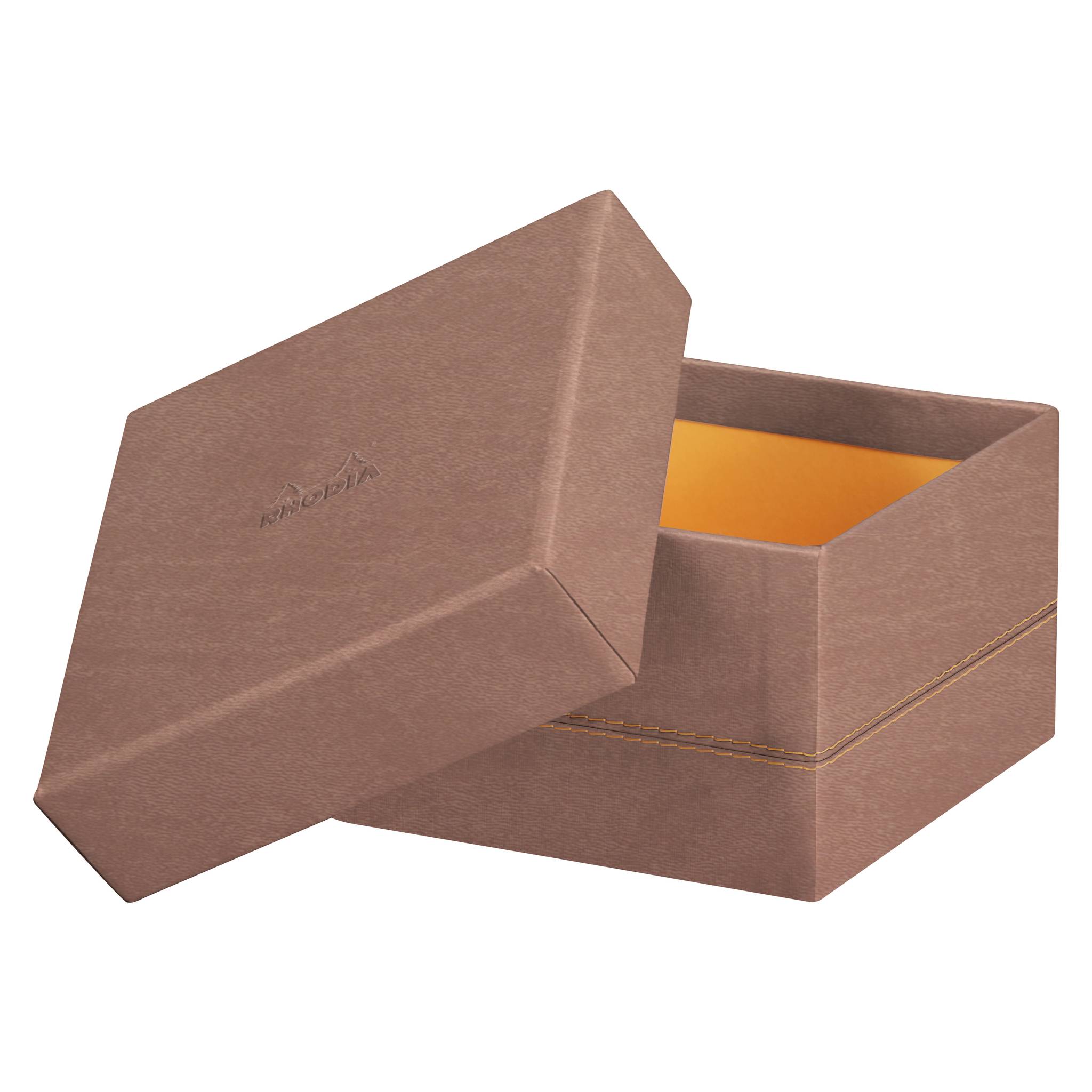 Rhodia Set mit 5 Boxen aus Kunstleder 44x34x16cm - Rosenholz 194562C