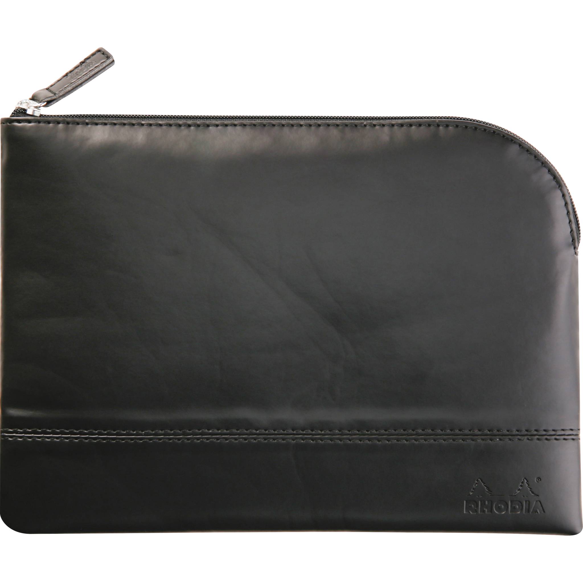 Rhodia Rhodiarama Etui aus Kunstleder Reißverschluss, 16x22 cm Schwarz 116623C