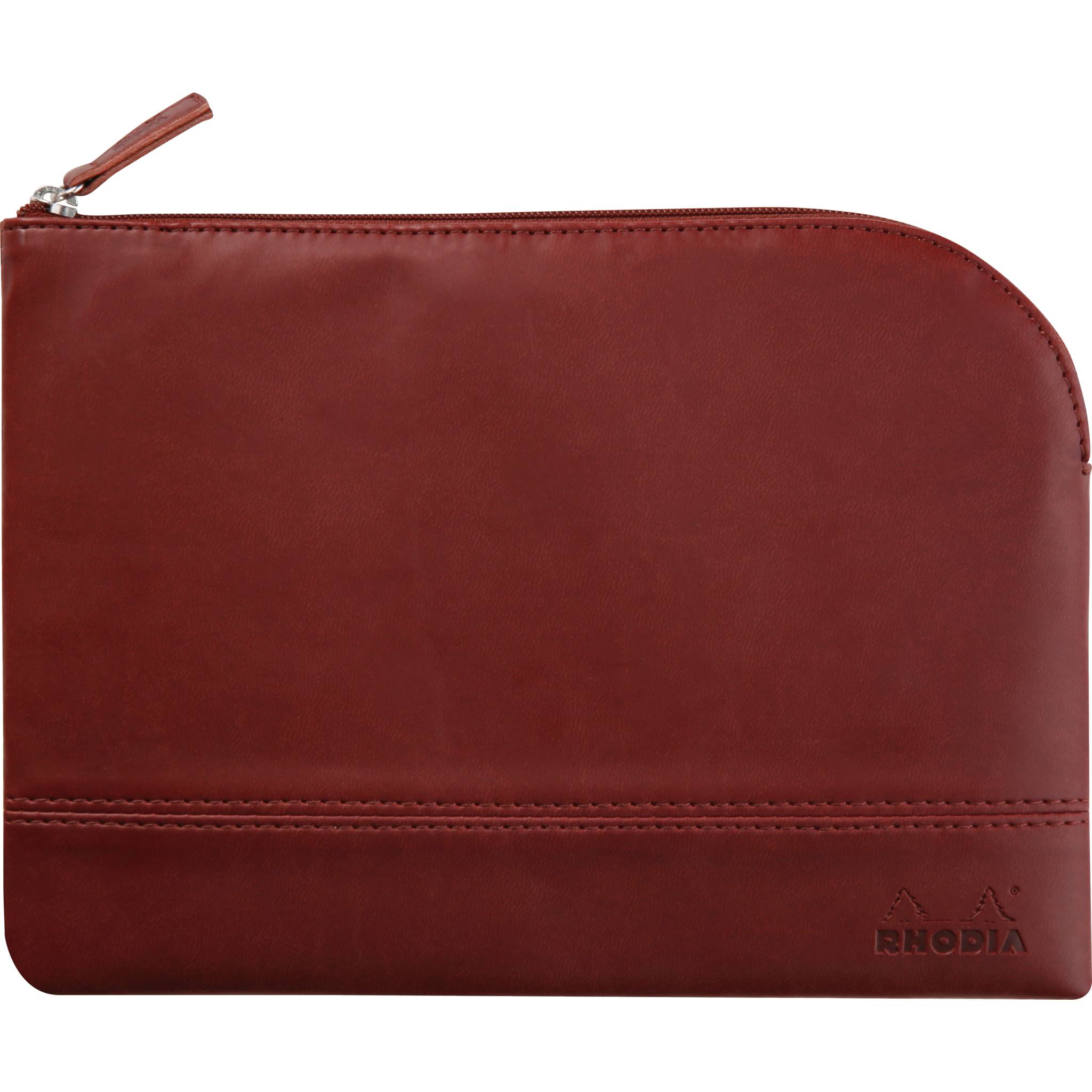 Rhodia Rhodiarama Etui aus Kunstleder Reißverschluss, 16x22 cm Weinrot 116627C