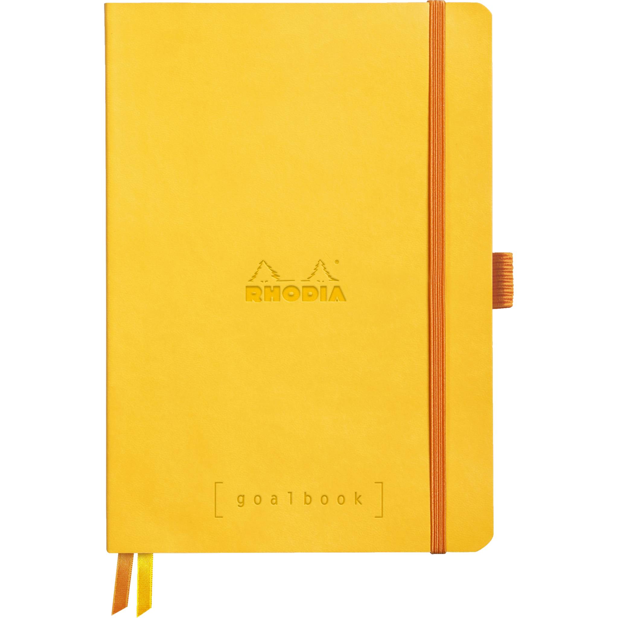Rhodia Goalbook A5 120 Bl 90g weiß, Dot/punktkariert Narzisse 117585C