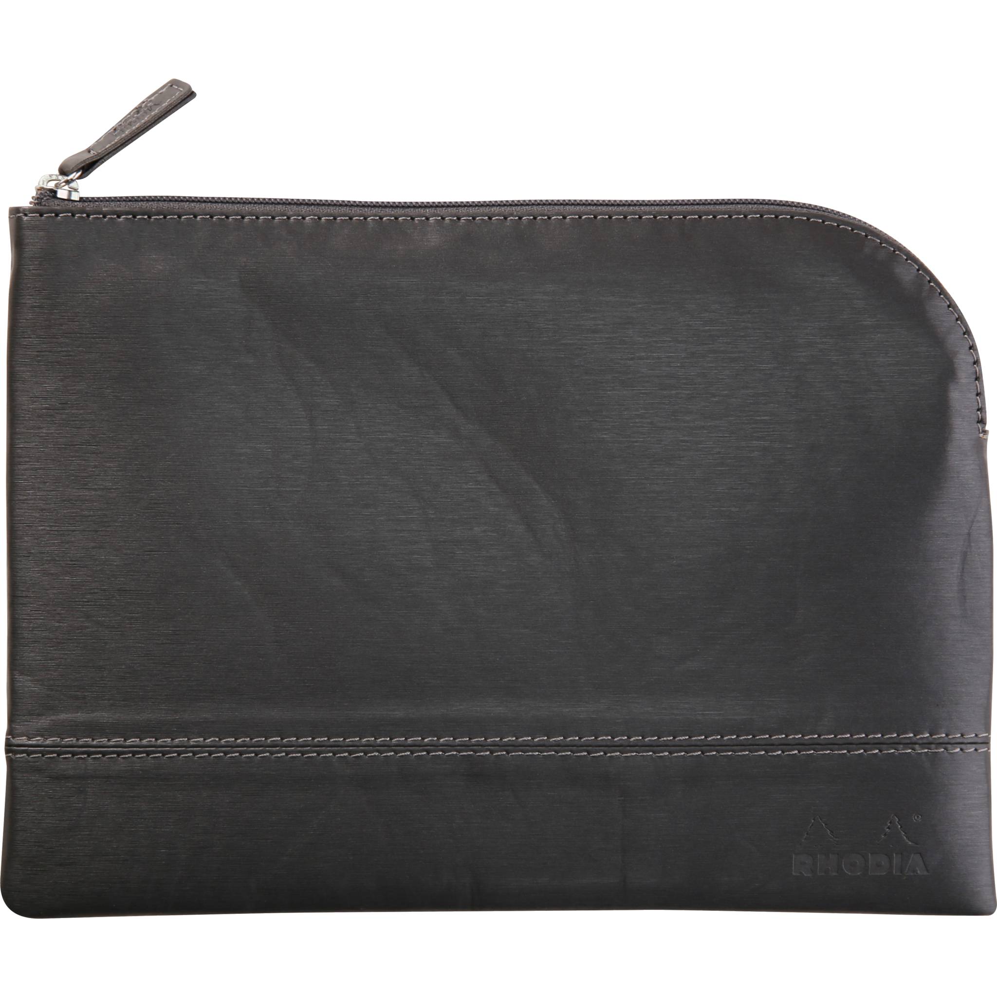 Rhodia Rhodiarama Etui aus Kunstleder mit Reißverschluss, 16x22 cm Gold 116620C