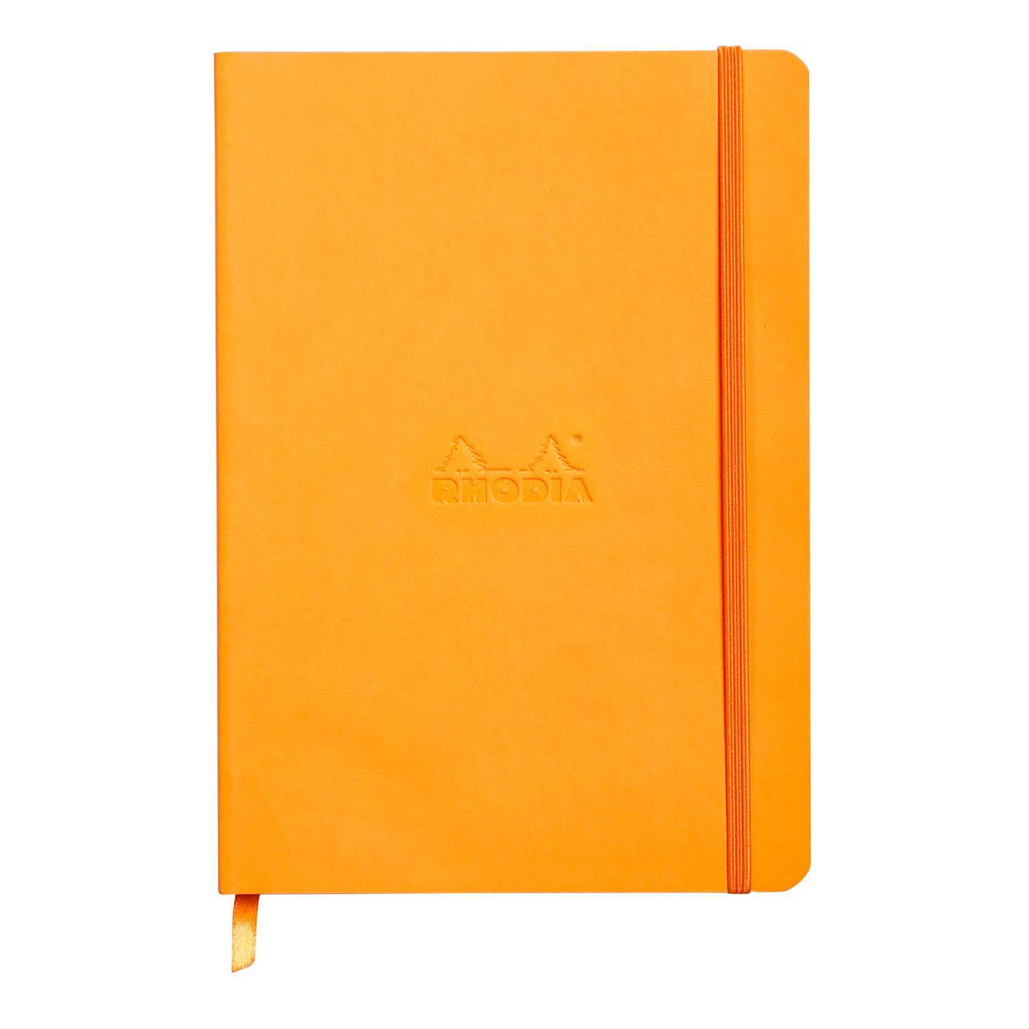 Rhodia Notizbuch A5 Softcover, 80 Bl 90g, dot/punktkariert, Orange 117465C