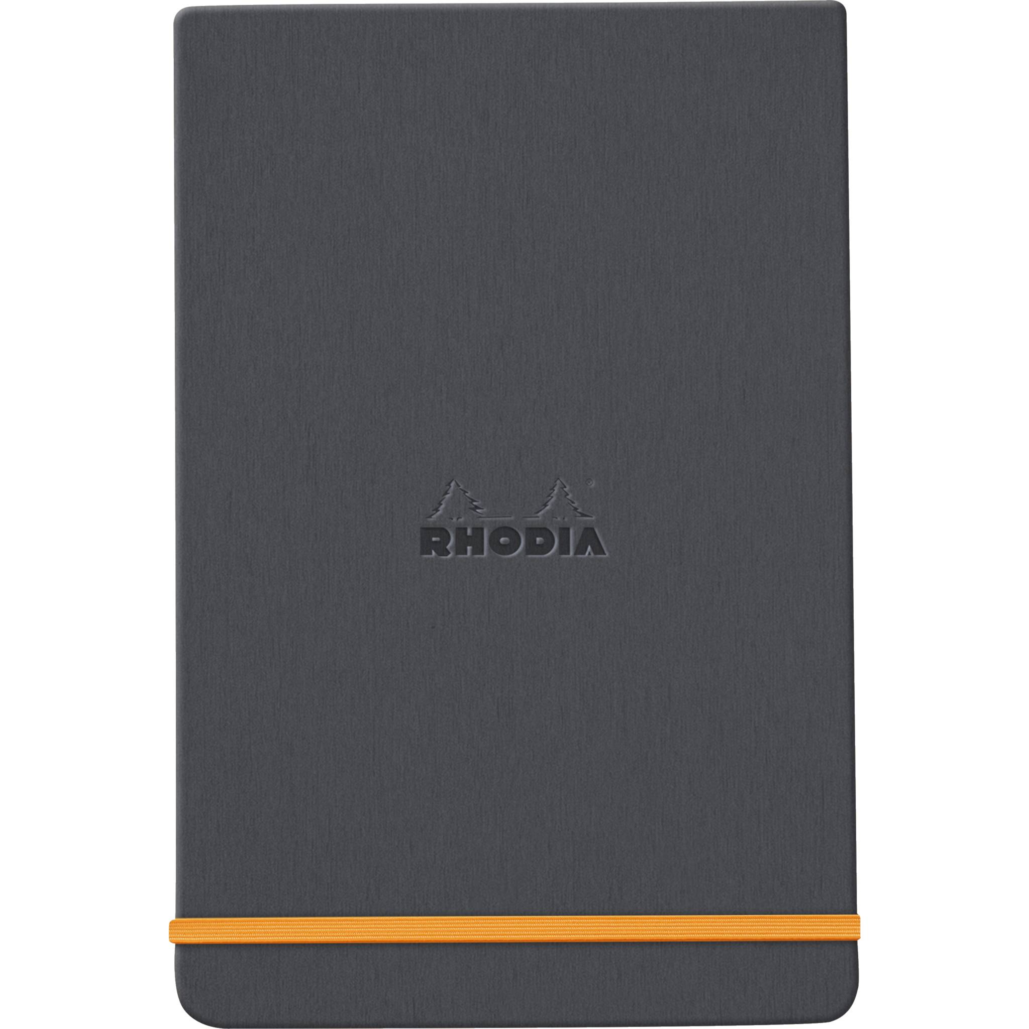 Rhodia Webnotepad 9x14 cm, 96 Bl liniert, mikroperforiert, 90g, Titan 194343C