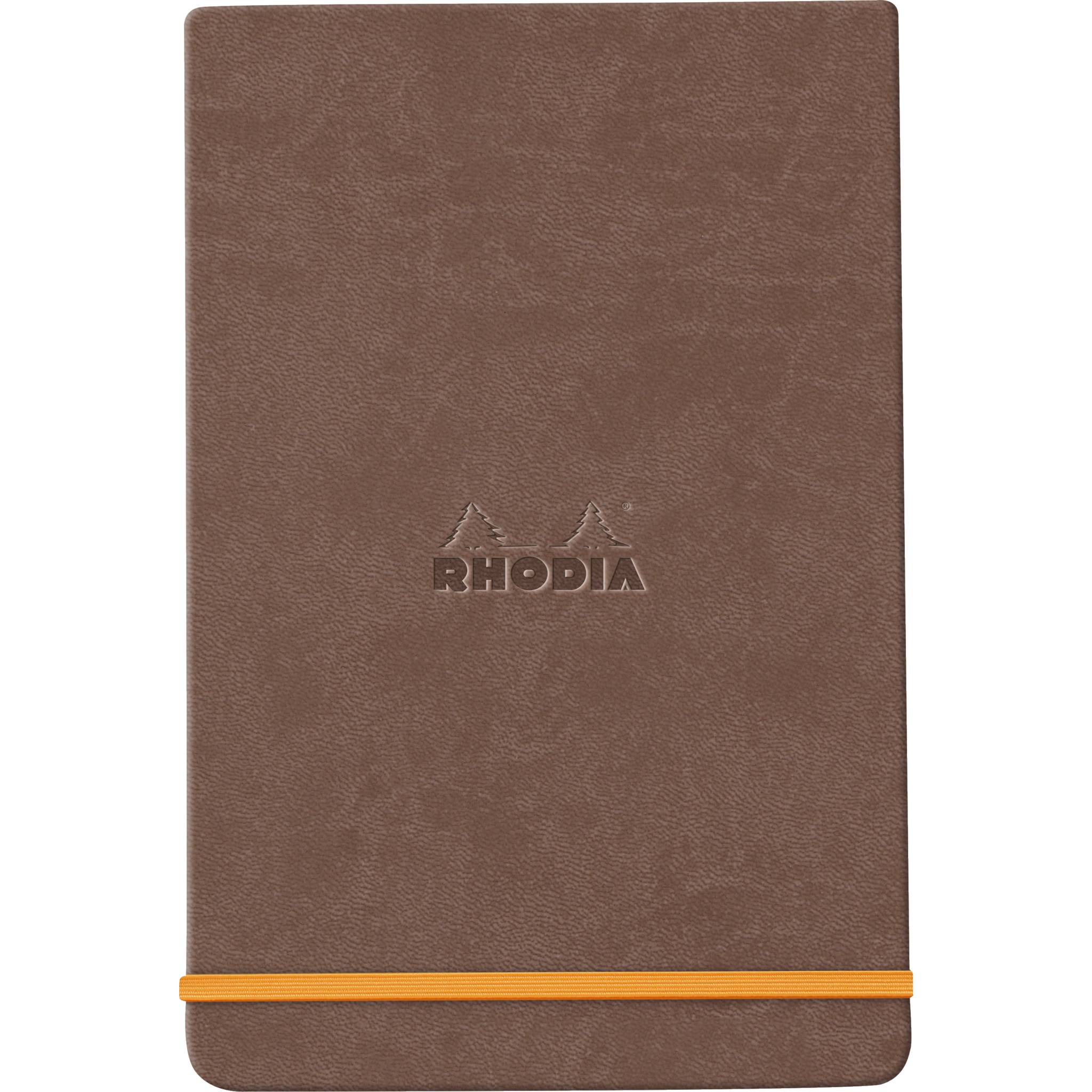 Rhodia Webnotepad 9x14 cm 96 Bl liniert mikroperforiert 90g Braun 194346C