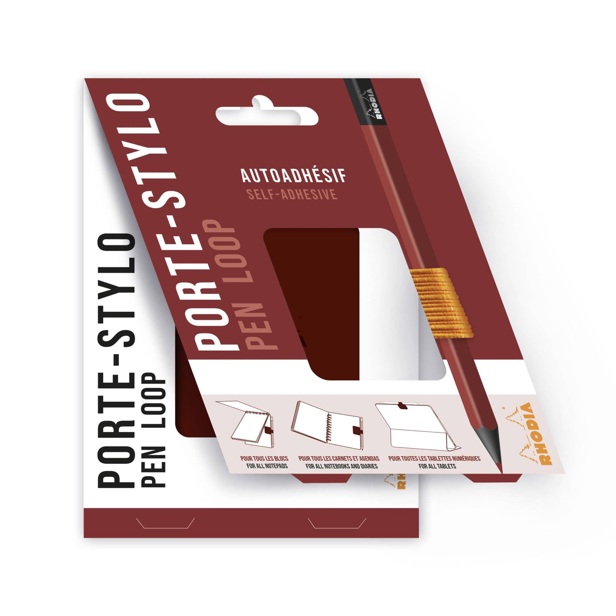 Rhodia selbsthaftende Stiftschlaufe 4x3cm - Seladon 194199C