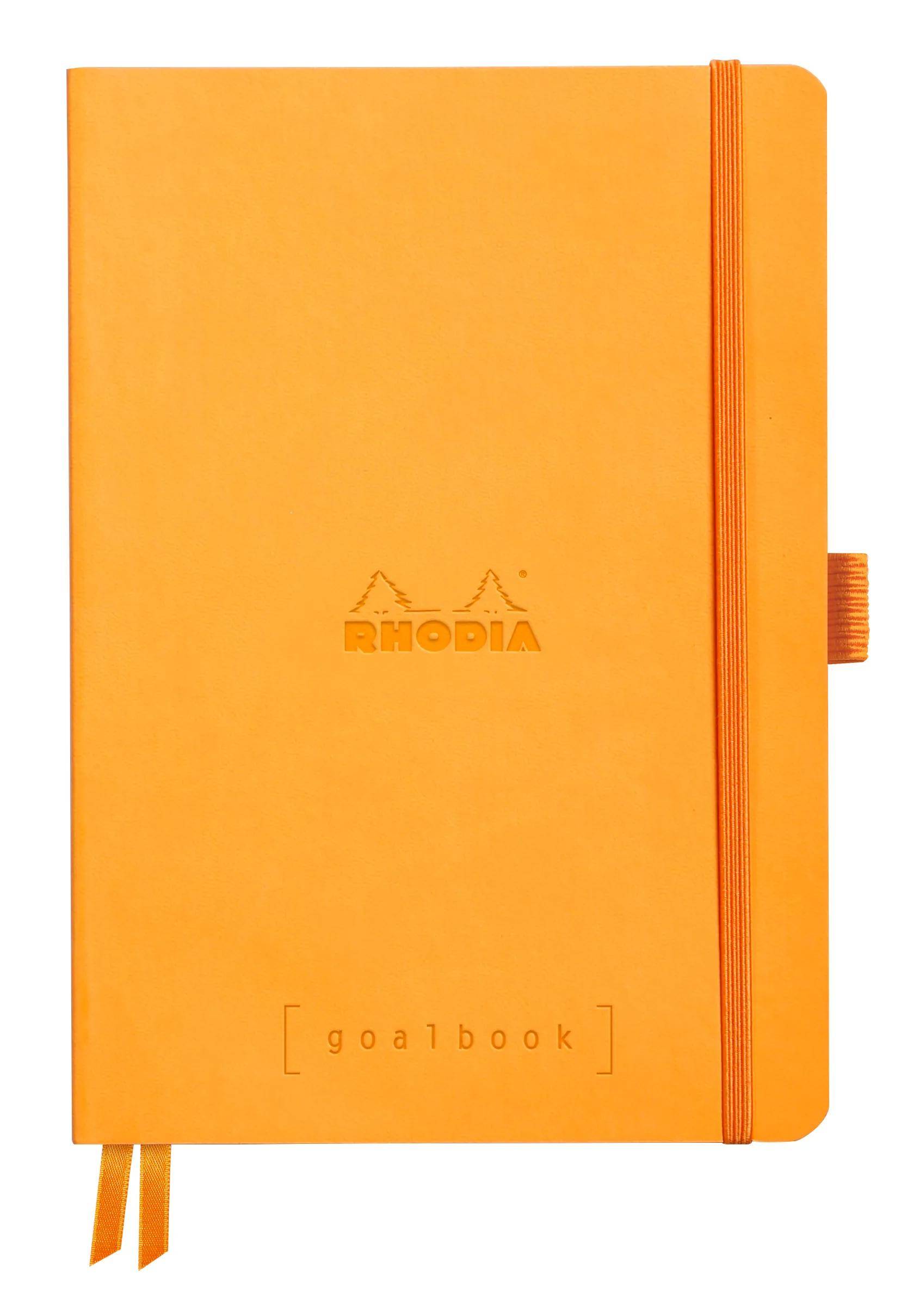 Rhodia Goalbook A5 flexiblem Einband, 120 Bl 90g, kariert Orange 117775C