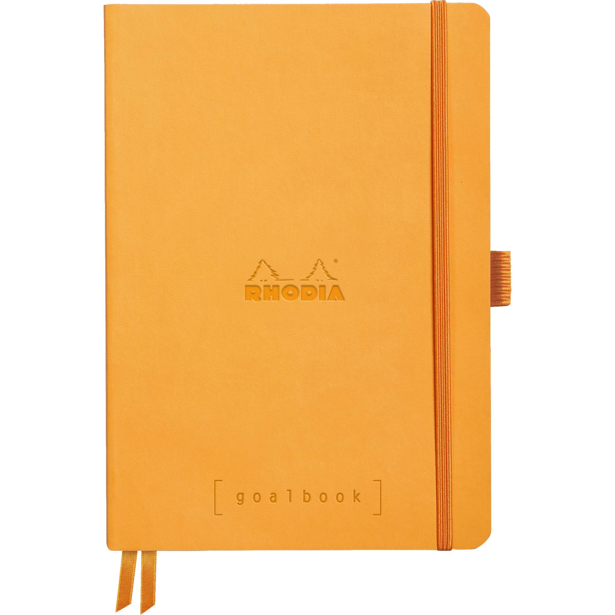 Rhodia Goalbook A5 flexiblem Einband, 120 Bl 90g, kariert Orange 117775C