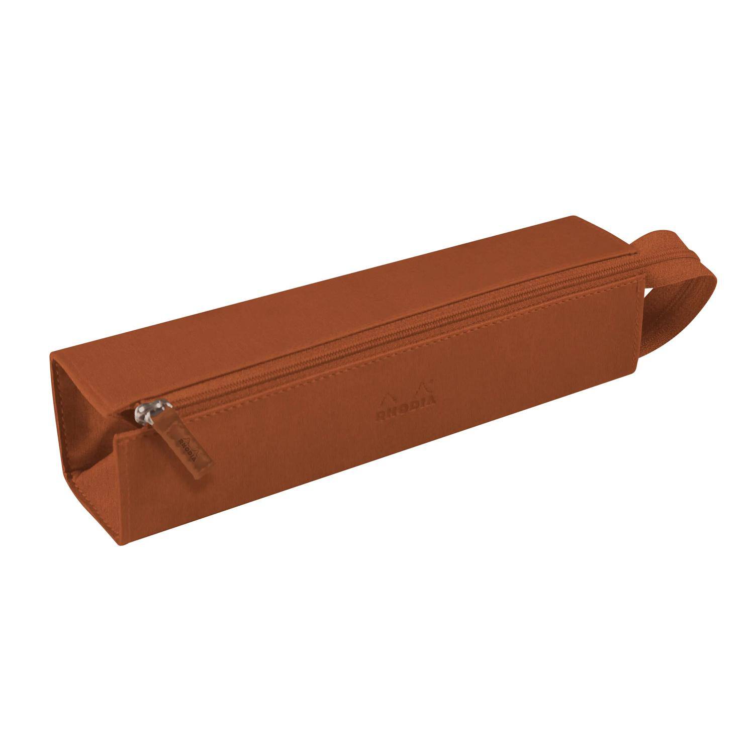 Rhodia Hartschalenmäppchen italienischem Kunstleder, 23x5x5 cm Kupfer 319039C