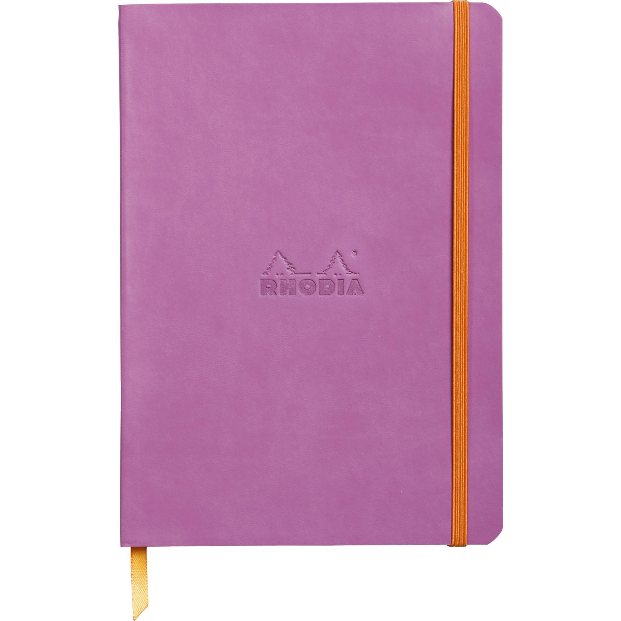 Rhodia Notizbuch A5 Softcover, 80 Bl 90g, dot/punktkariert, Flieder 117461C