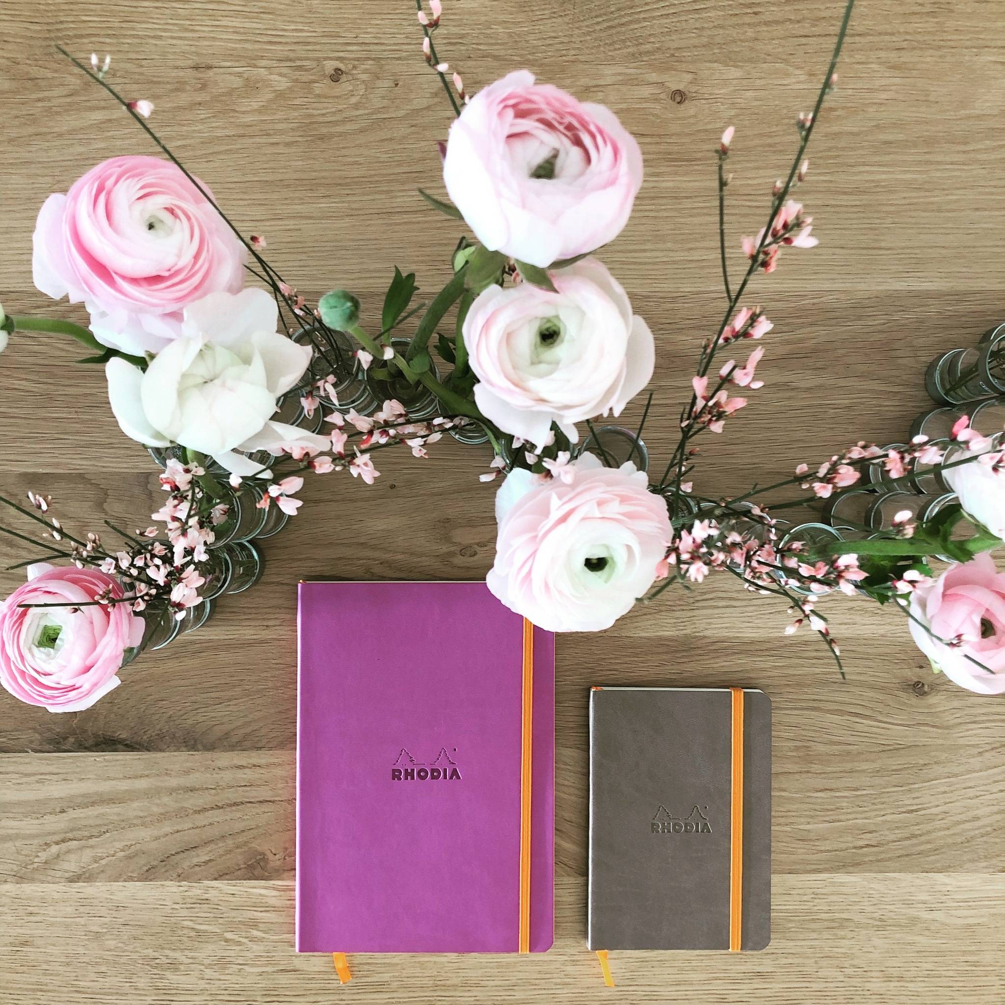 Rhodia Notizbuch A5 Softcover, 80 Bl elfenbein 90g, liniert, Flieder 117411C