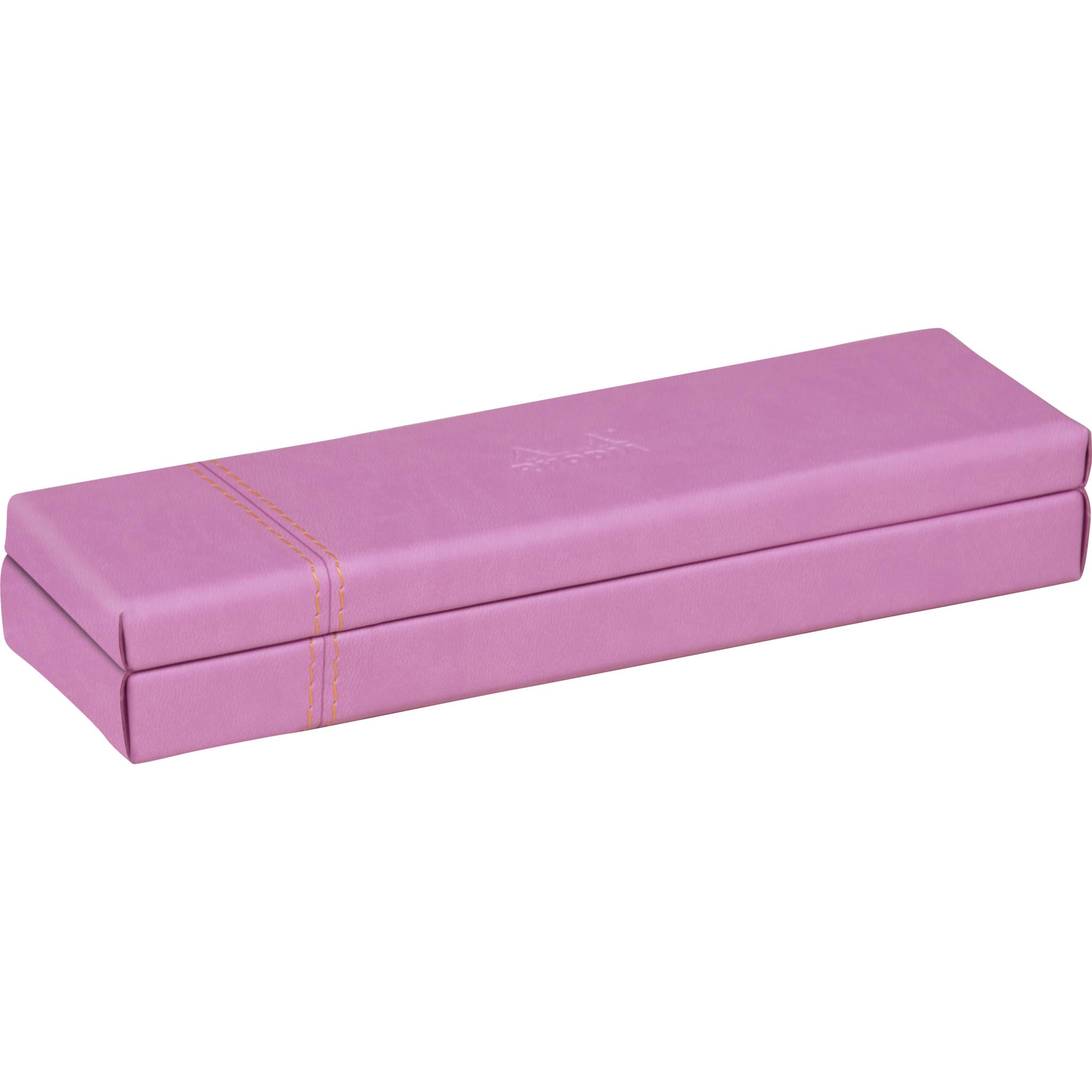 Rhodia Rhodiarama Stiftebox aus Kunstleder, 21x5,5x3cm - Flieder 319781C