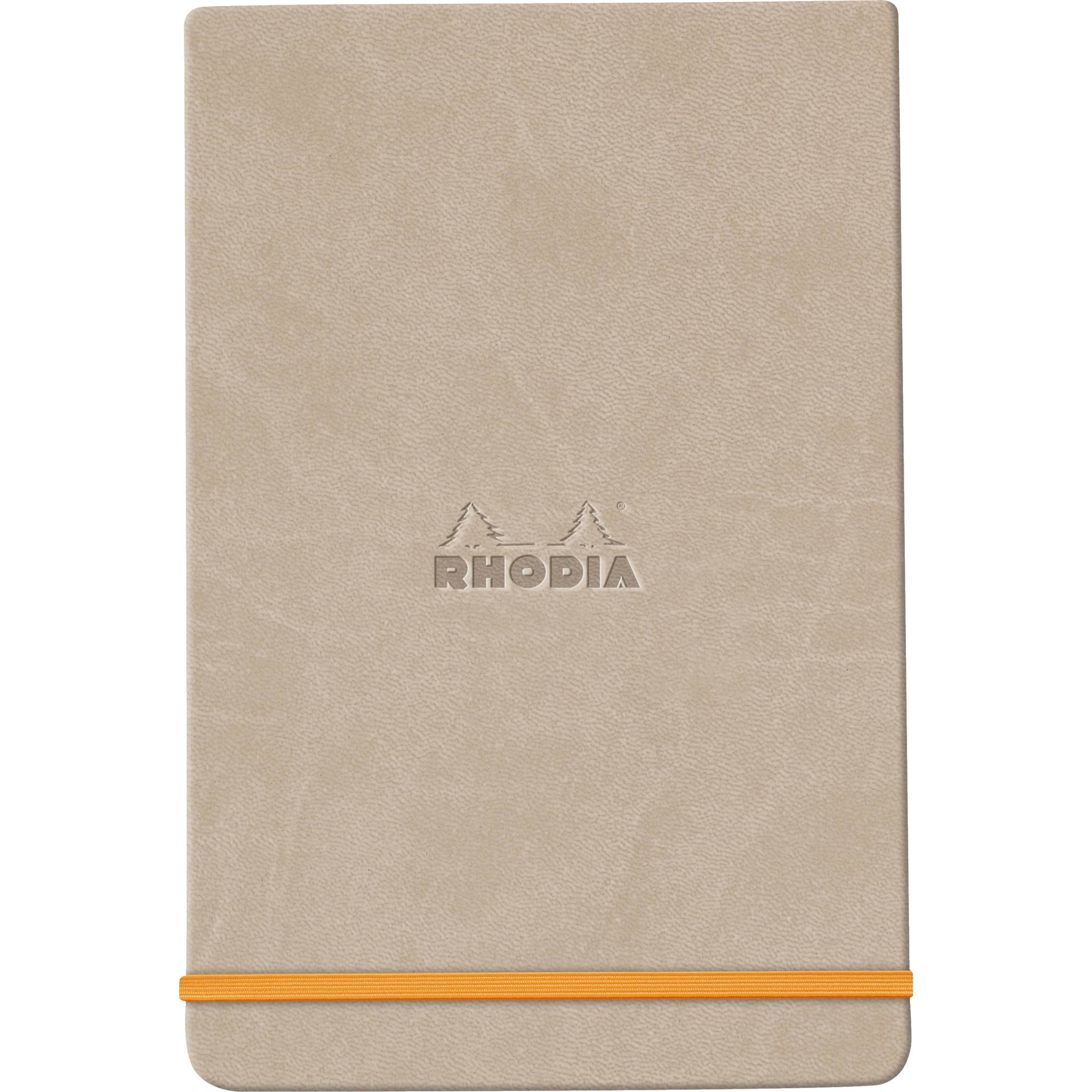 Rhodia Webnotepad A5 96 Bl liniert, mikroperforiert, Papier 90g, Beige 194378C