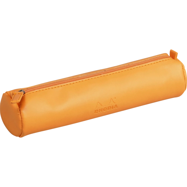 Rhodia Rhodiarama rundes Schlampermäppchen 21,5xØ5cm Kunstleder Orange 318890C Rhodia Rhodiarama rundes Schlampermäppchen 21,5xØ5cm Kunstleder Orange 318890C