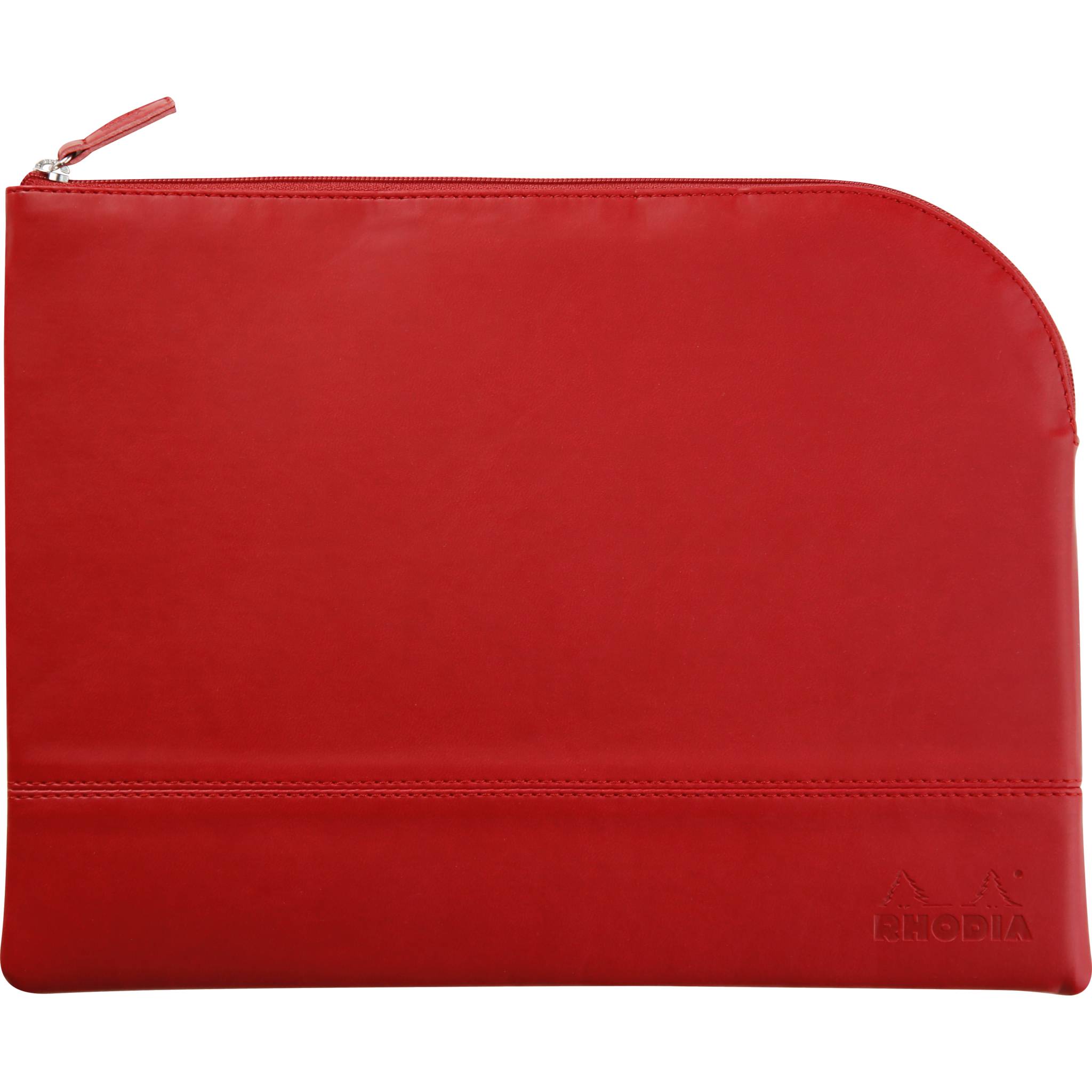 Rhodia Rhodiarama Etui aus Kunstleder Reißverschluss, 21x28 cm Mohnrot 116744C