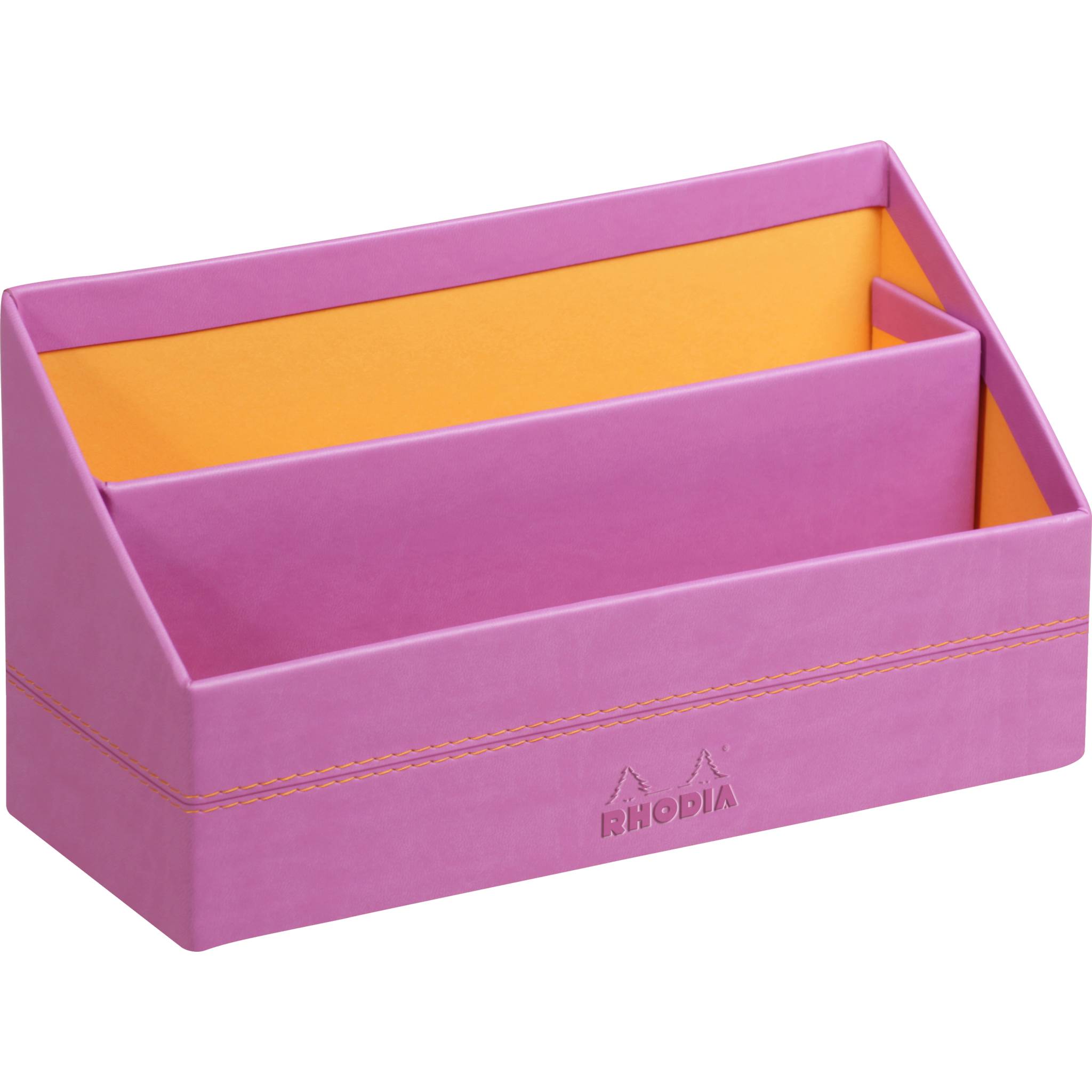 Rhodia Rhodiarama Briefständer aus Kunstleder, 25x10x14 cm - Flieder 318941C