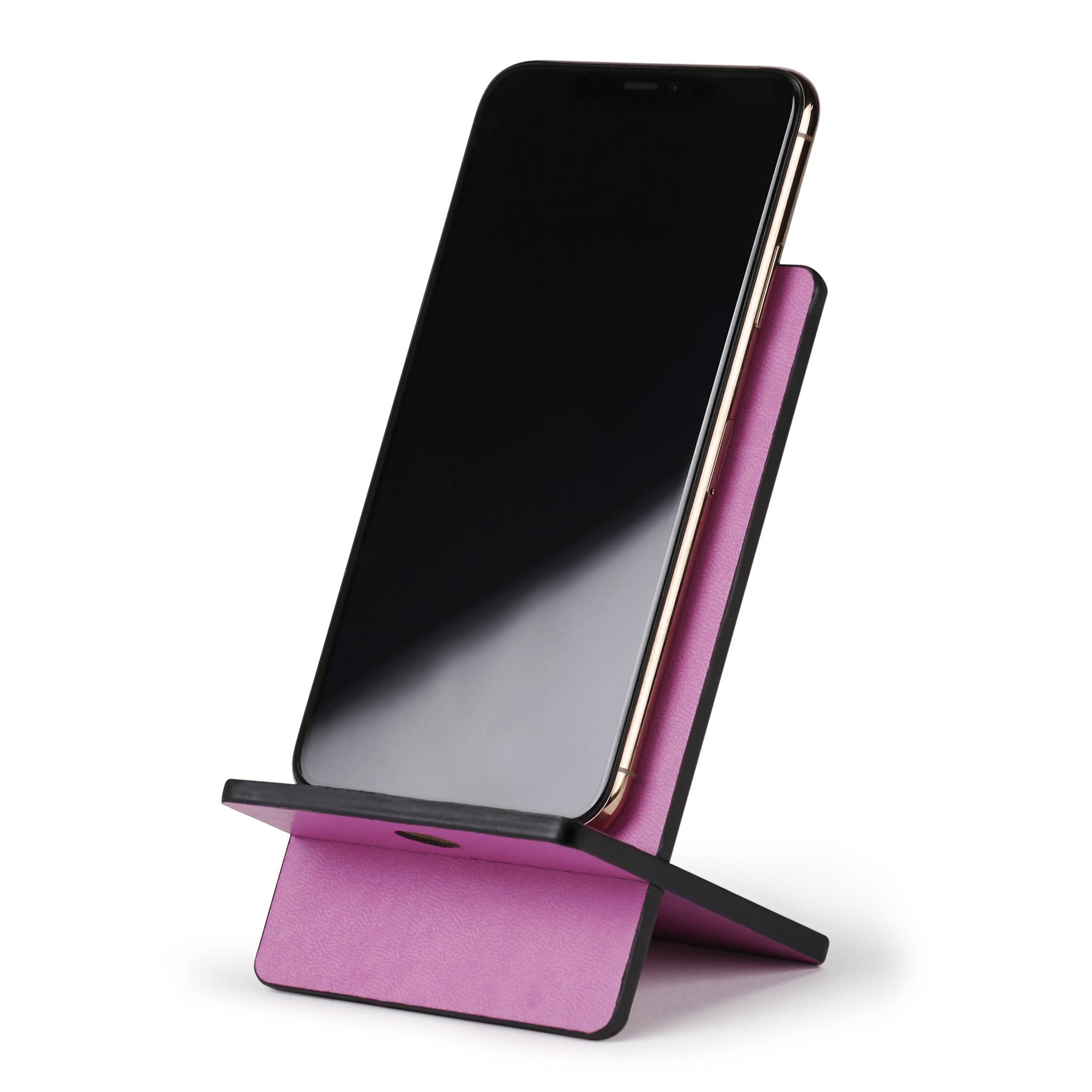 Rhodia Handyhalter italienischem Kunstleder 13x8x8,5 cm Flieder 194427C