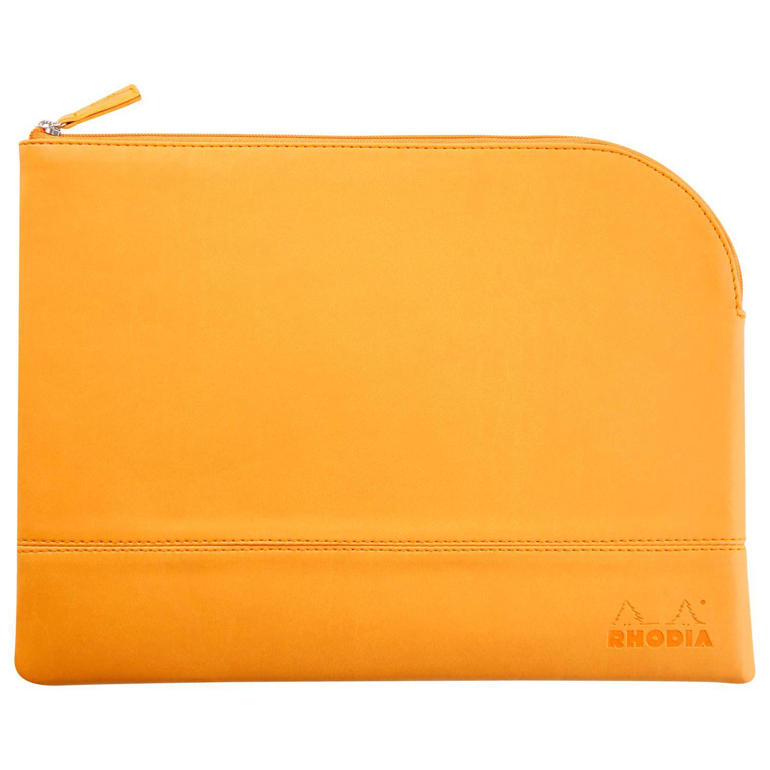 Rhodia Rhodiarama Etui aus Kunstleder Reißverschluss, 21x28 cm Orange 116747C