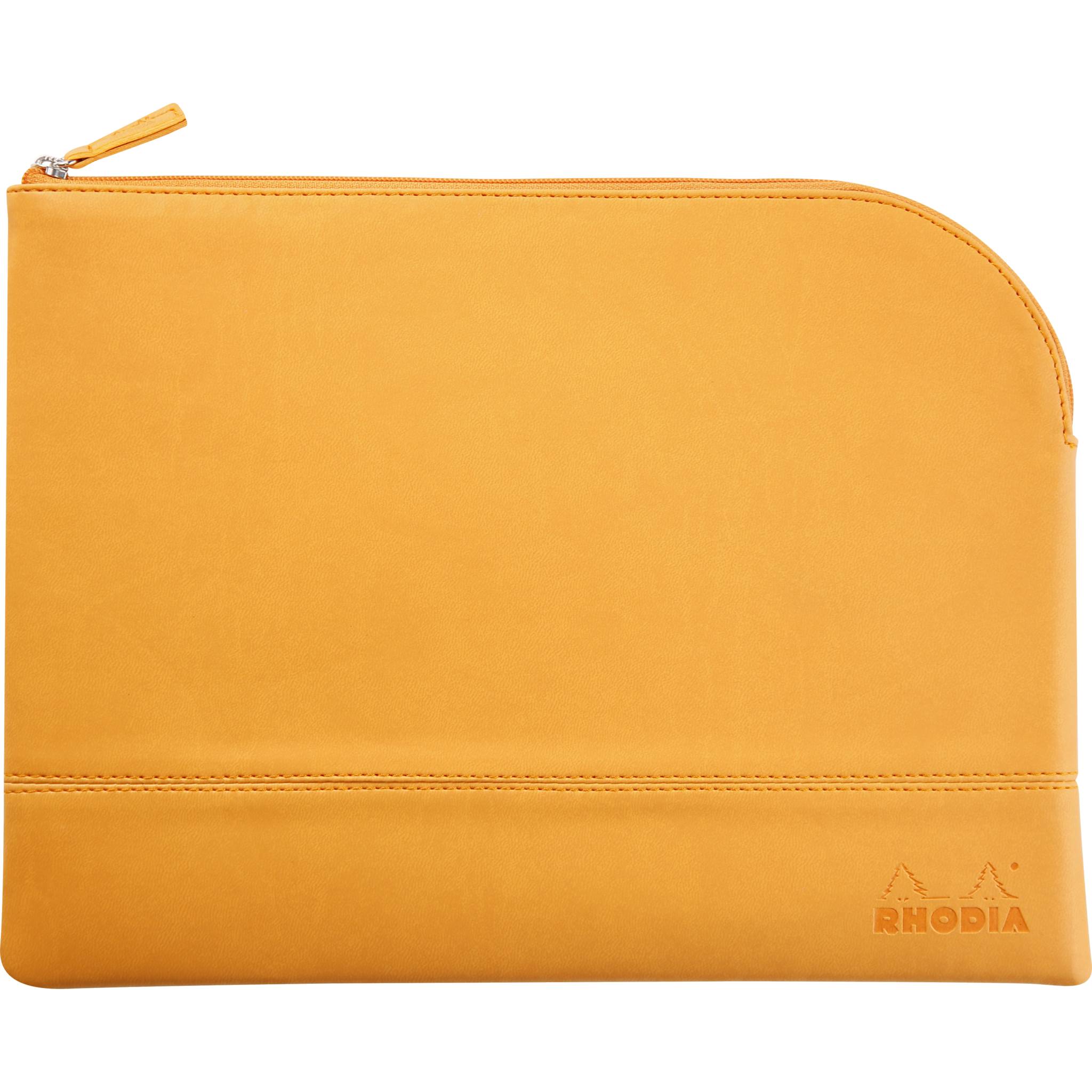 Rhodia Rhodiarama Etui aus Kunstleder Reißverschluss, 21x28 cm Orange 116747C