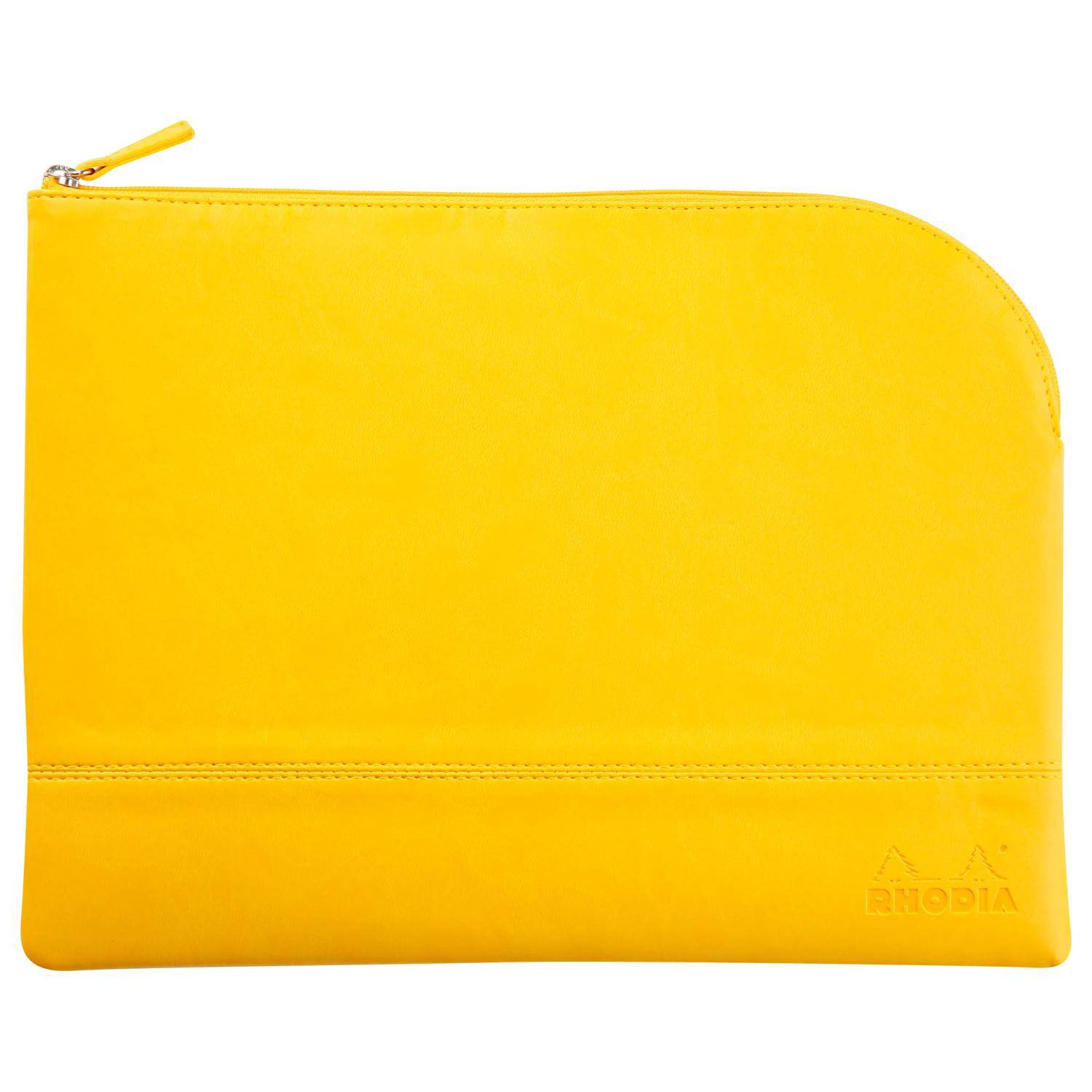 Rhodia Rhodiarama Etui aus Kunstleder Reißverschluss, 21x28 cm Narzisse 116748C