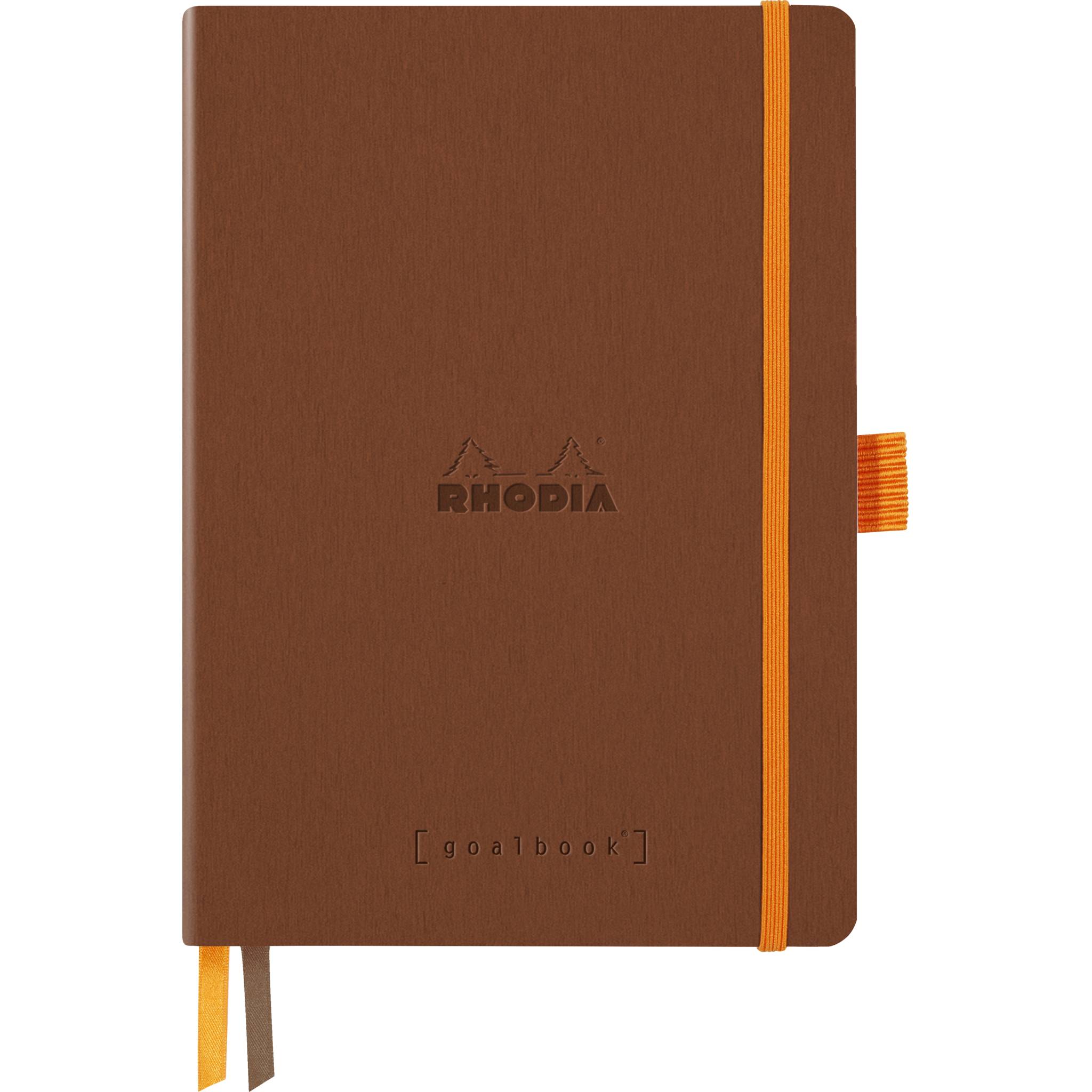 Rhodia Goalbook A5 120 Bl elfenbein 90g, Dot/punktkariert Kupfer 117812C