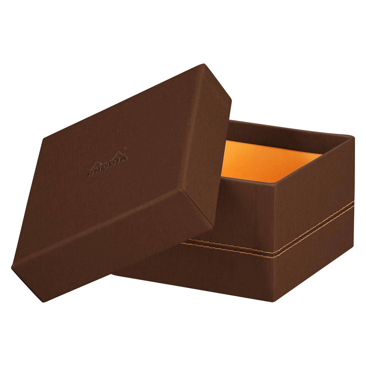 Rhodia Set mit 5 Boxen aus Kunstleder 44x34x16cm - Bronze 194555C