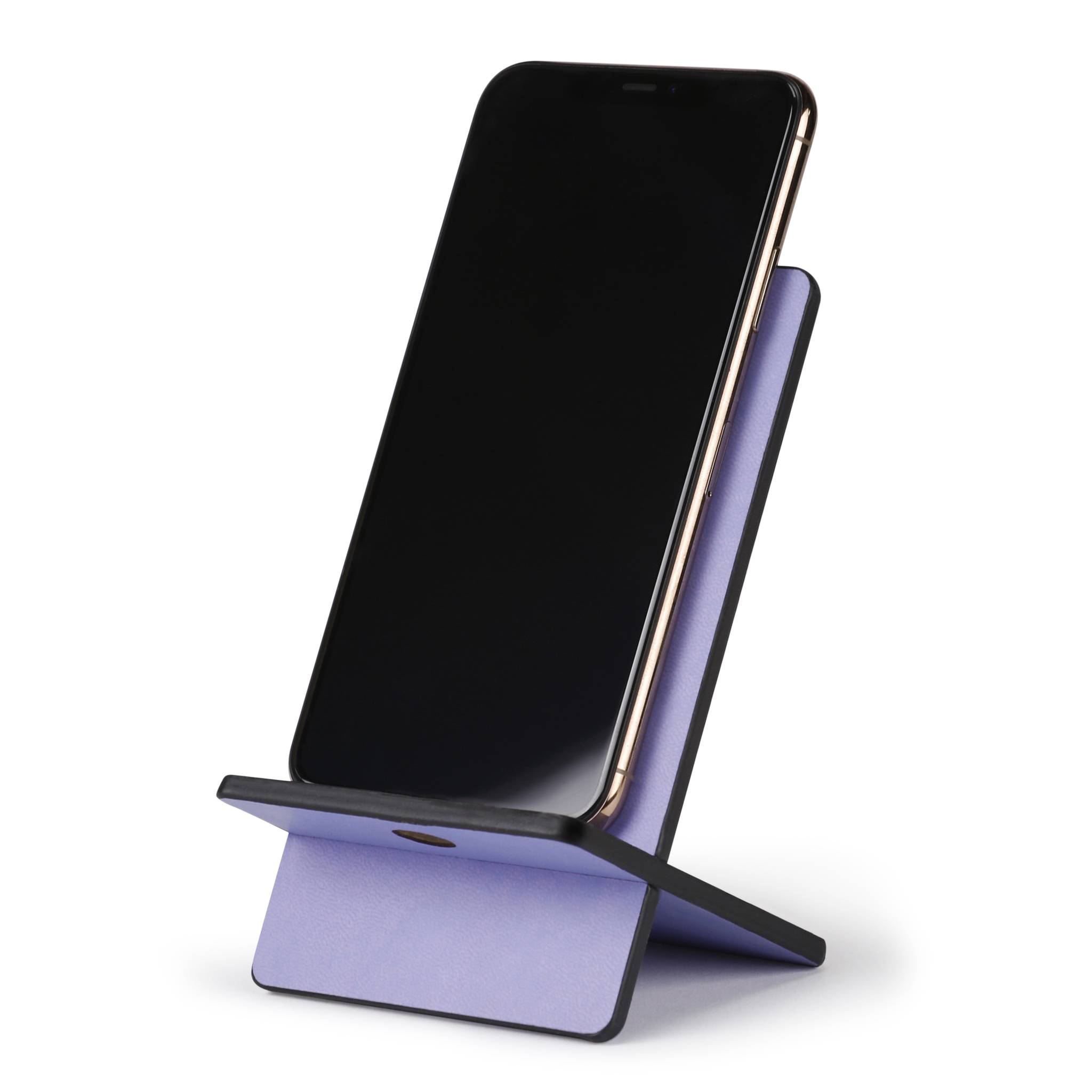 Rhodia Handyhalter italienischem Kunstleder 13x8x8,5 cm Schwertlilie 194425C