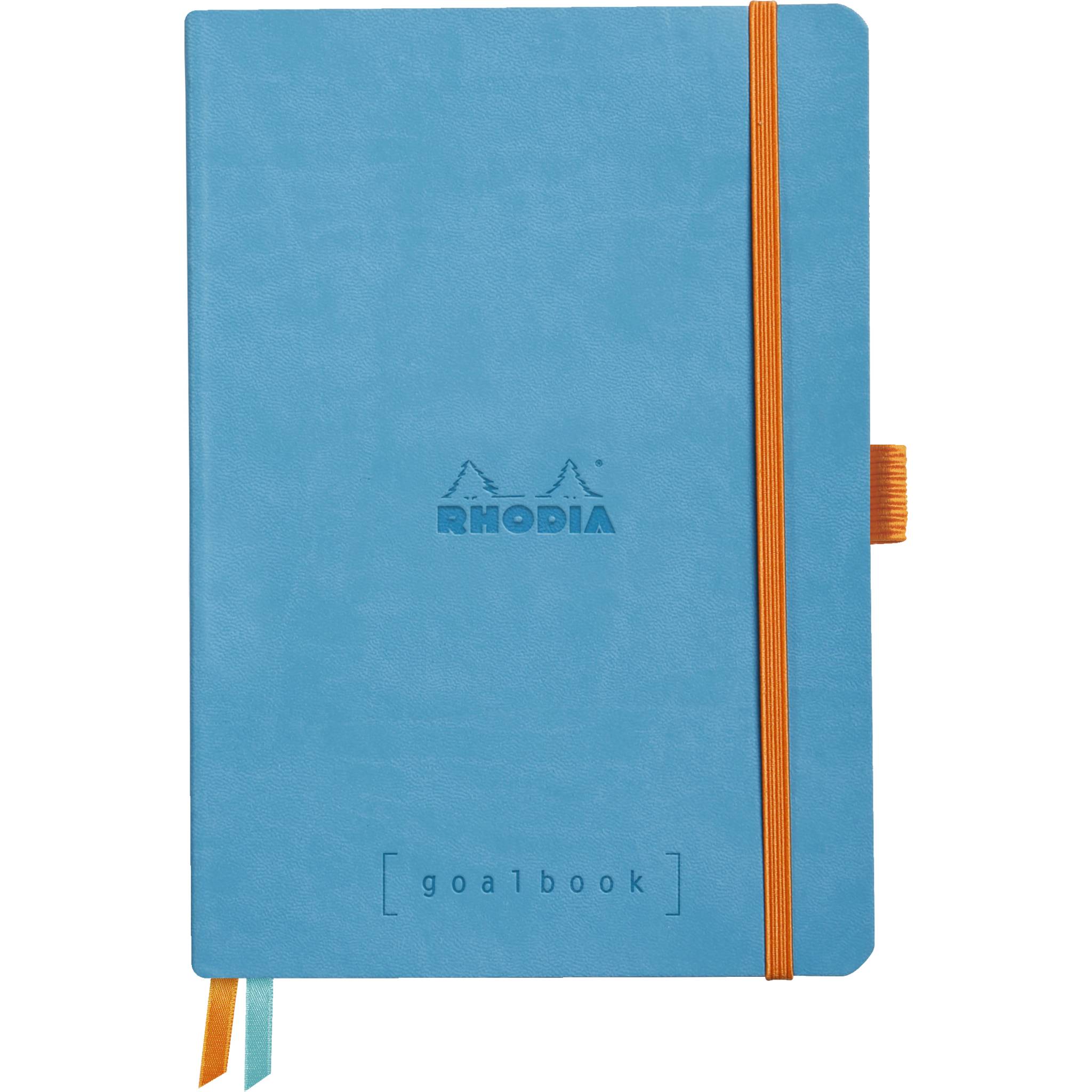 Rhodia Goalbook A5 120 Bl 90g weiß, Dot/punktkariert Türkis 117576C
