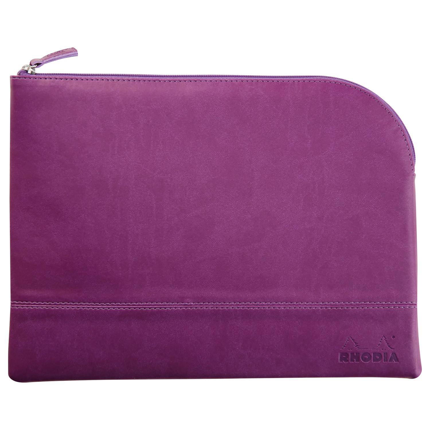 Rhodia Rhodiarama Etui aus Kunstleder Reißverschluss, 21x28 cm Violett 116740C