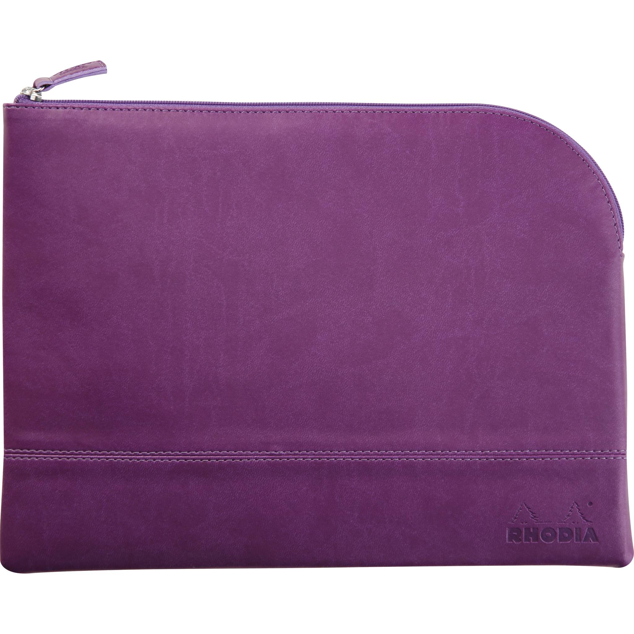 Rhodia Rhodiarama Etui aus Kunstleder Reißverschluss, 21x28 cm Violett 116740C