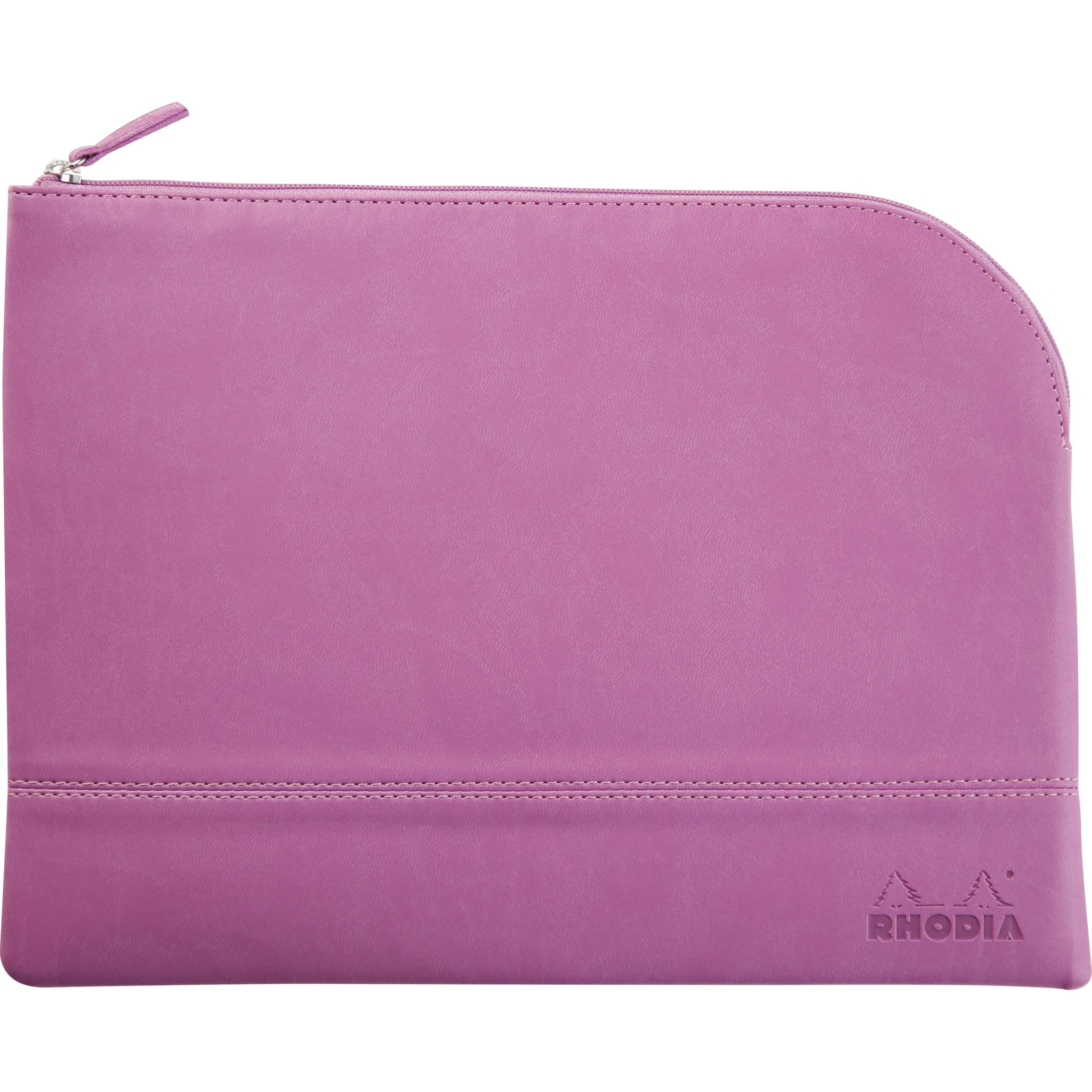 Rhodia Rhodiarama Etui aus Kunstleder Reißverschluss, 21x28 cm Flieder 116741C