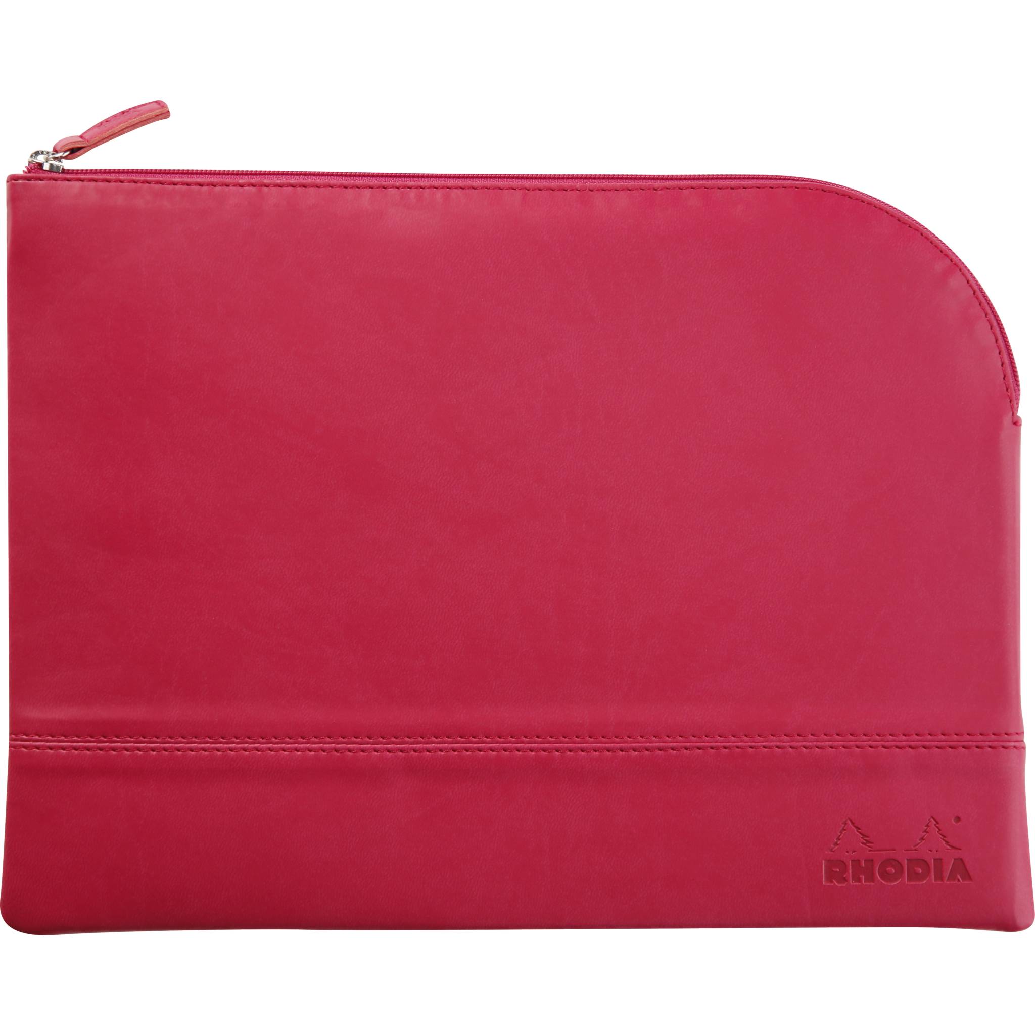 Rhodia Rhodiarama Etui aus Kunstleder Reißverschluss, 21x28 cm Himbeer 116743C