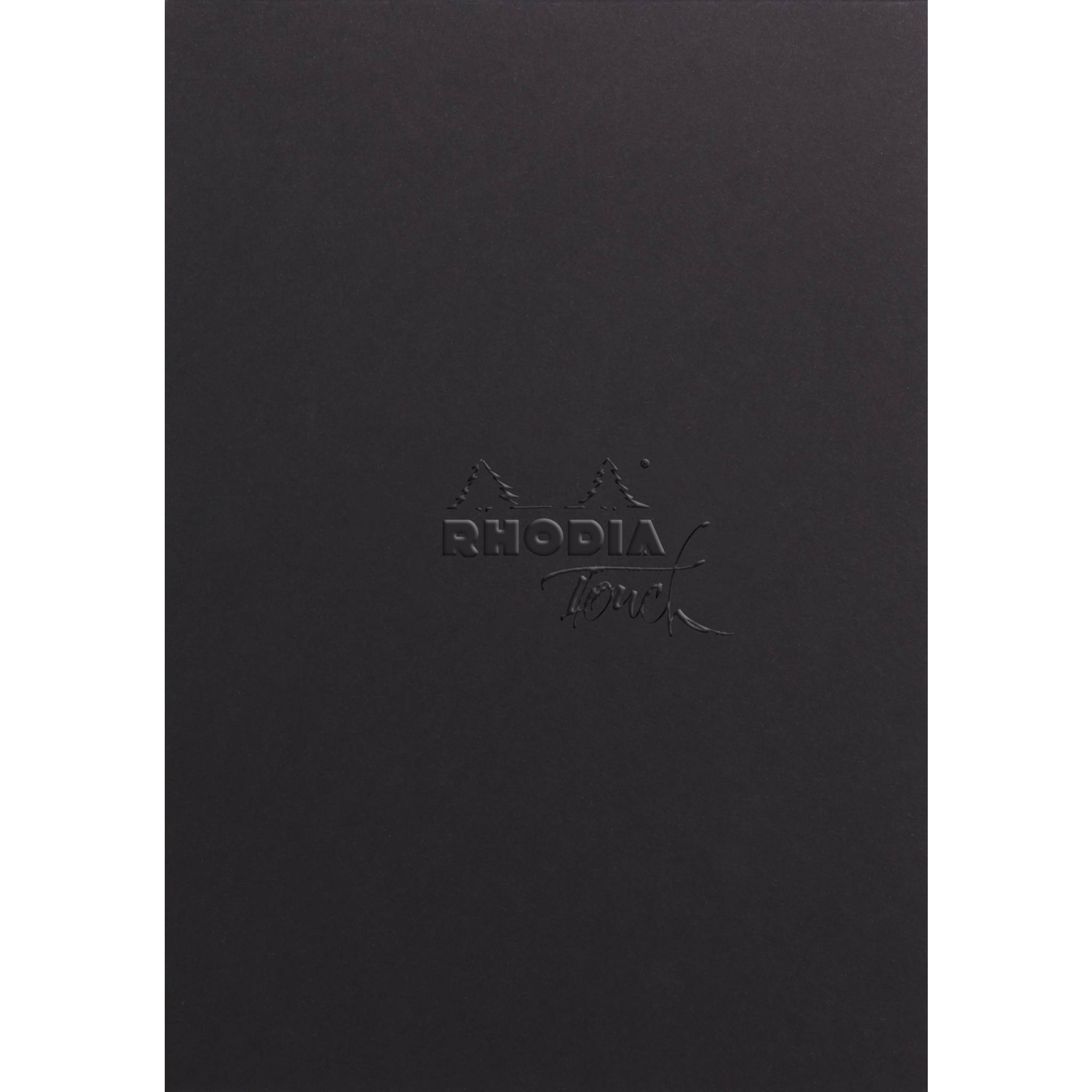 Rhodia Rhodia Touch Calligrapher pad Block A5+ 50 Bl blanko 130g Schwarz 116122C