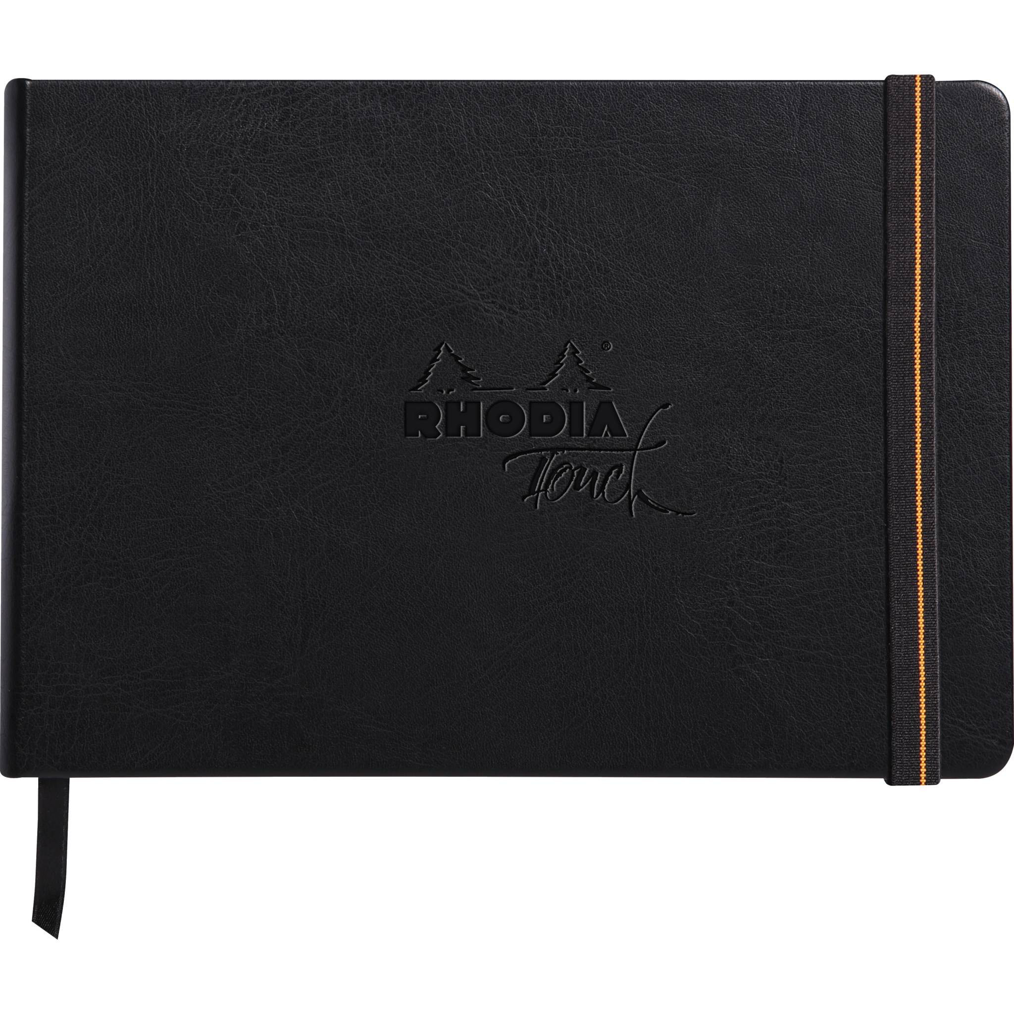 Rhodia Touch Calligrapher book fest A5 32 Bl blanko 250g Schwarz 116124C