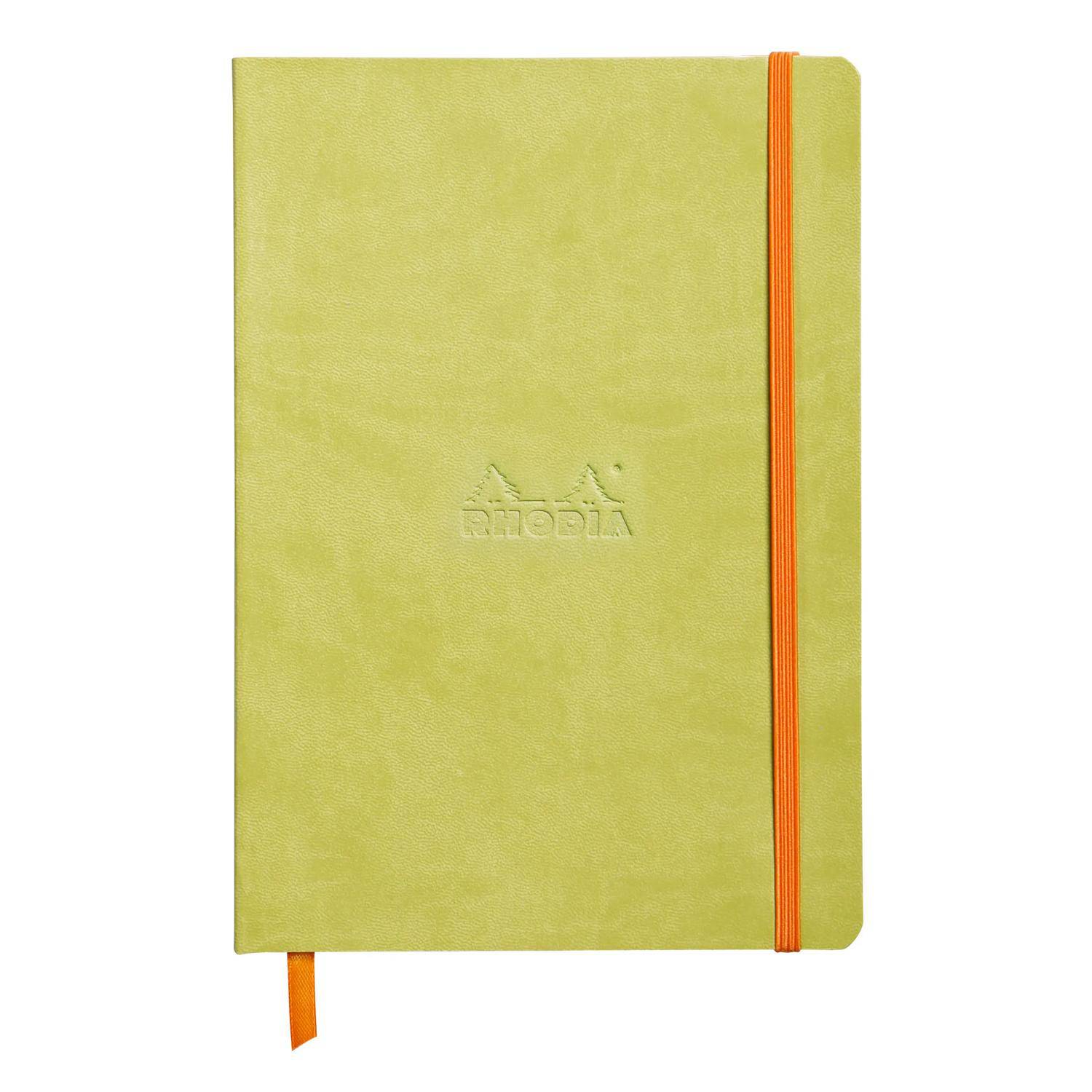 Rhodia Notizbuch A5 Softcover, 80 Bl 90g, dot/punktkariert, Anisgrün 117456C