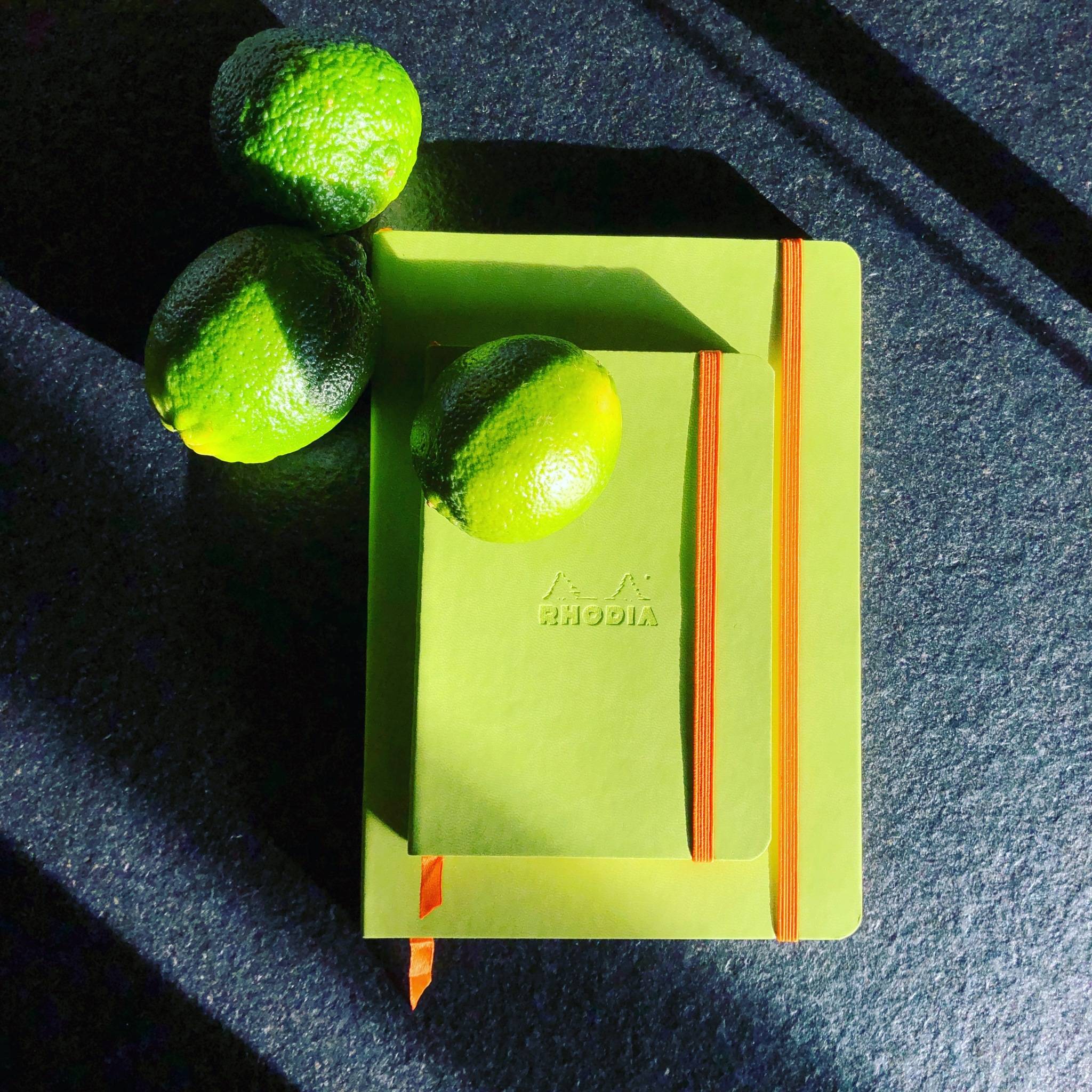 Rhodia Notizbuch A5 Softcover, 80 Bl elfenbein 90g, liniert, Anisgrün 117406C