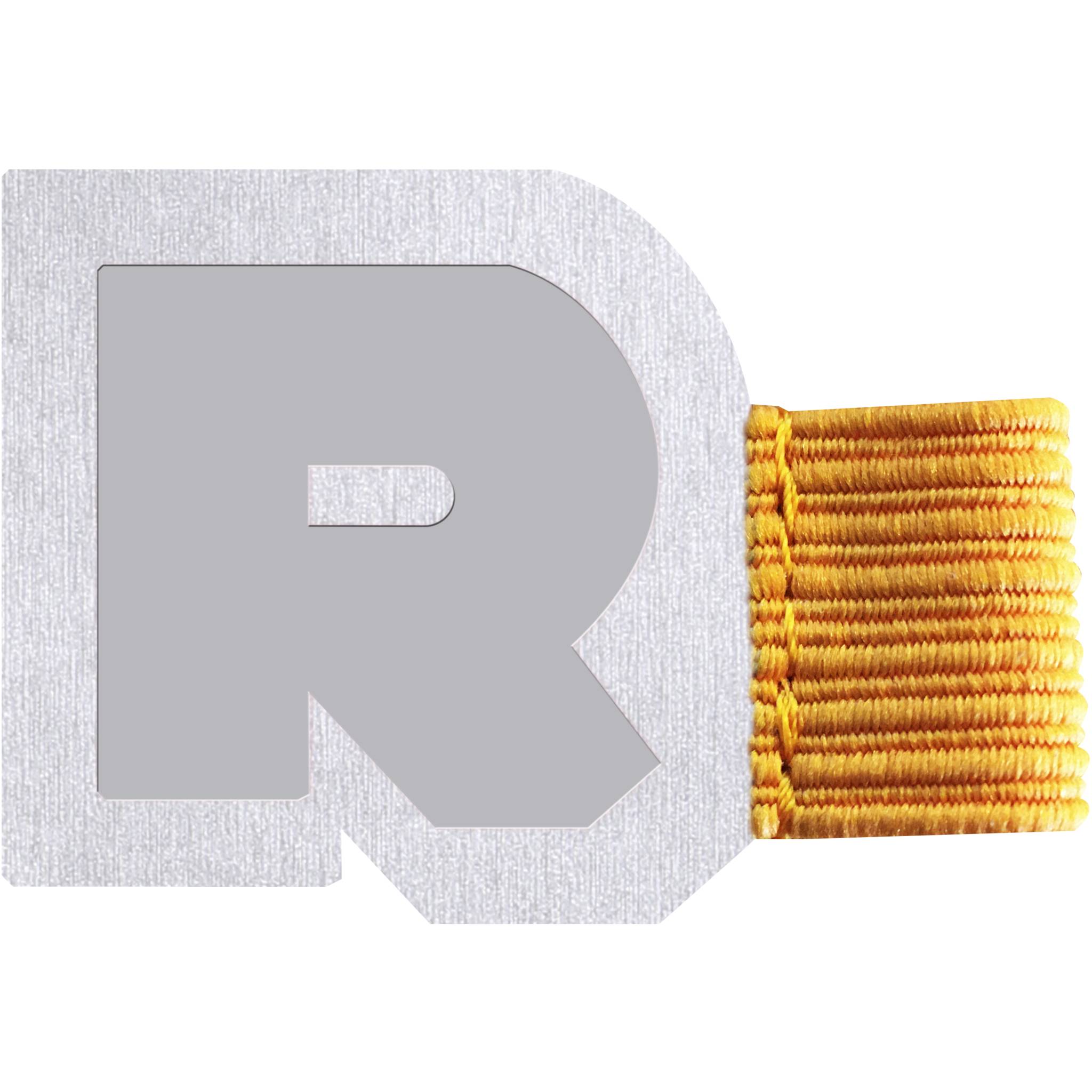 Rhodia selbsthaftende Stiftschlaufe 4x3cm - Silber 194186C