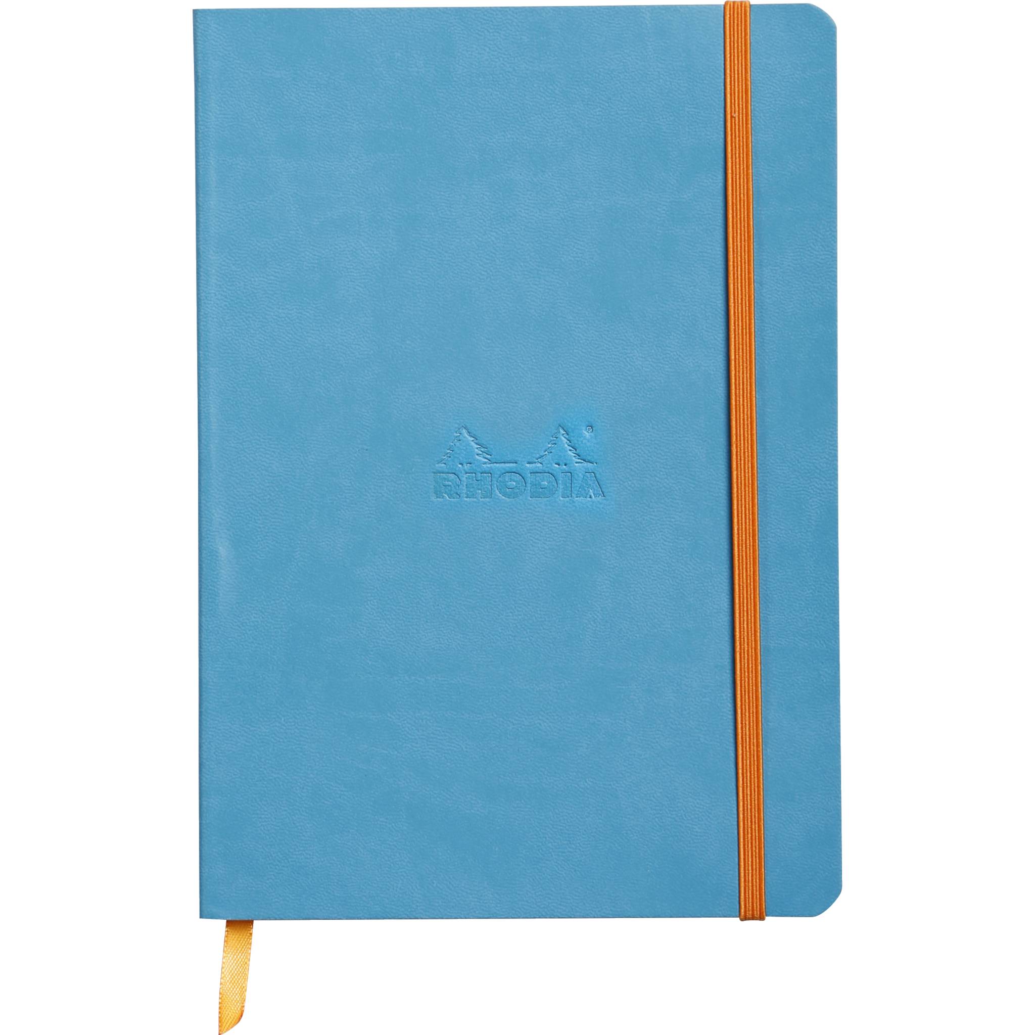 Rhodia Notizbuch A5 Softcover, 80 Bl elfenbein 90g, liniert, Türkis 117407C