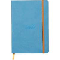 Rhodia Notizbuch A5 Softcover, 80 Bl elfenbein 90g, liniert, Türkis 117407C Rhodia Notizbuch A5 Softcover, 80 Bl elfenbein 90g, liniert, Türkis 117407C