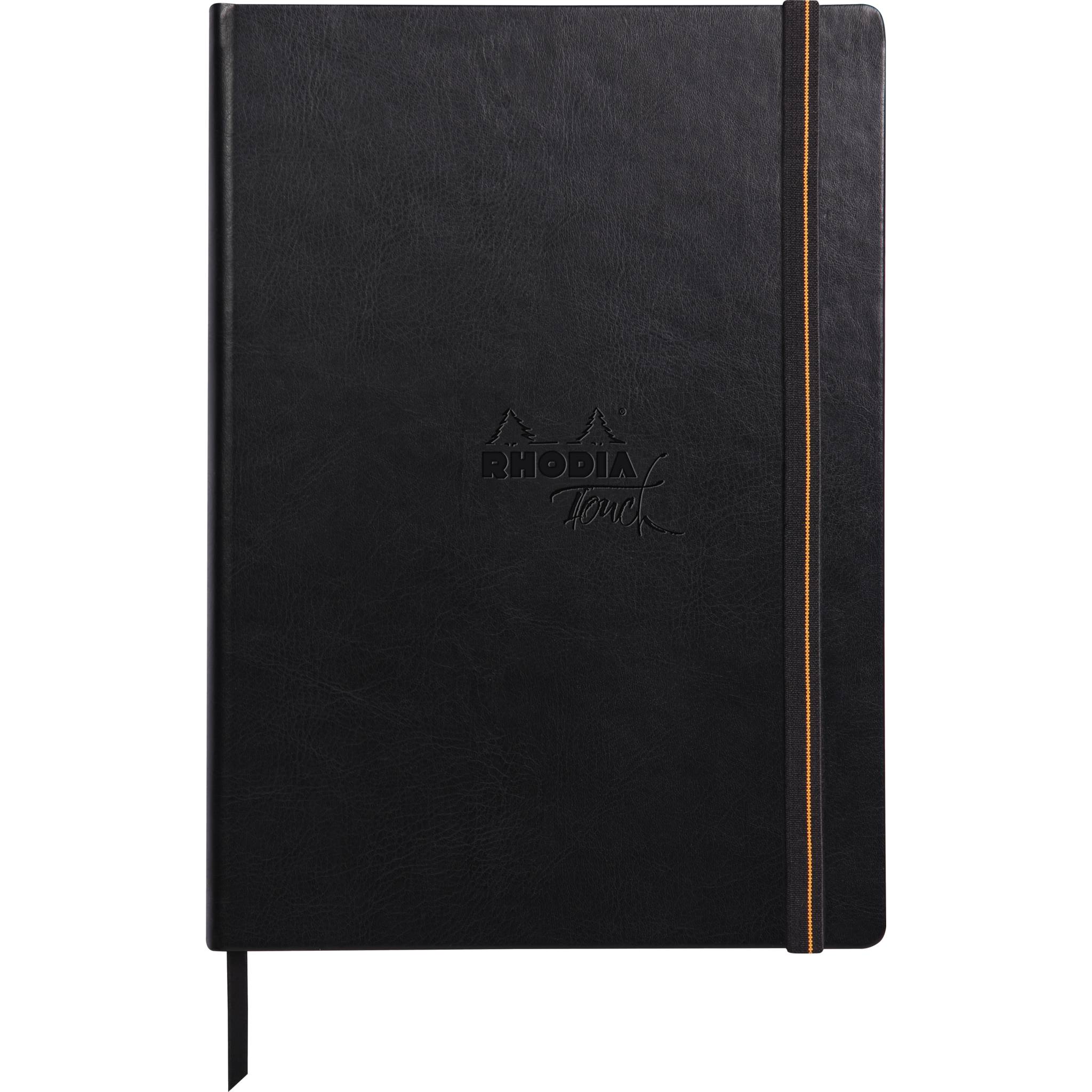 Rhodia Rhodia Touch Pen & Inkwash book fest A4 32 Bl blanko 200g Schwarz 116128C
