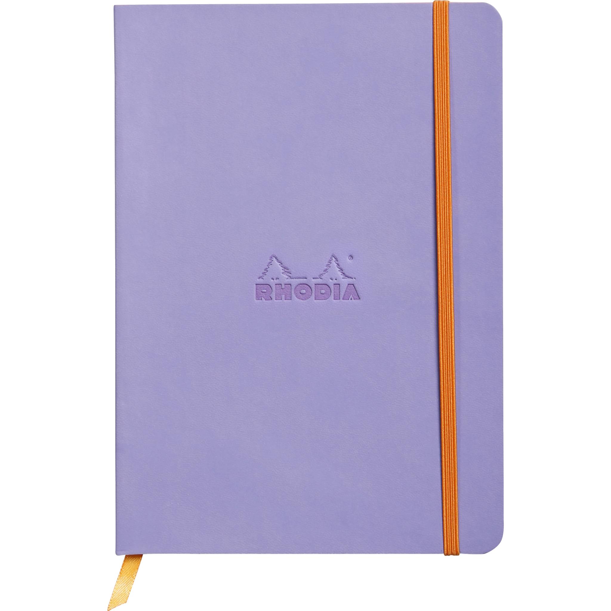Rhodia Notizbuch A5 Softcover, 80 Bl 90g, liniert, Schwertlilie 117409C