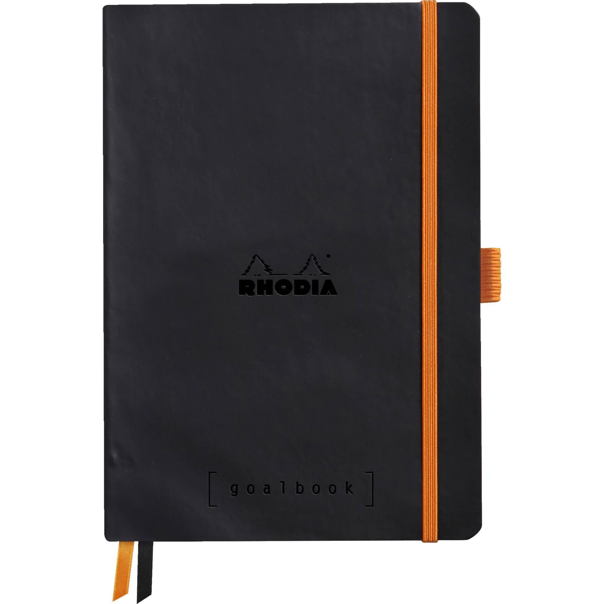 Rhodia Goalbook A5 flexiblem Einband, 120 Bl 90g, kariert Schwarz 117762C
