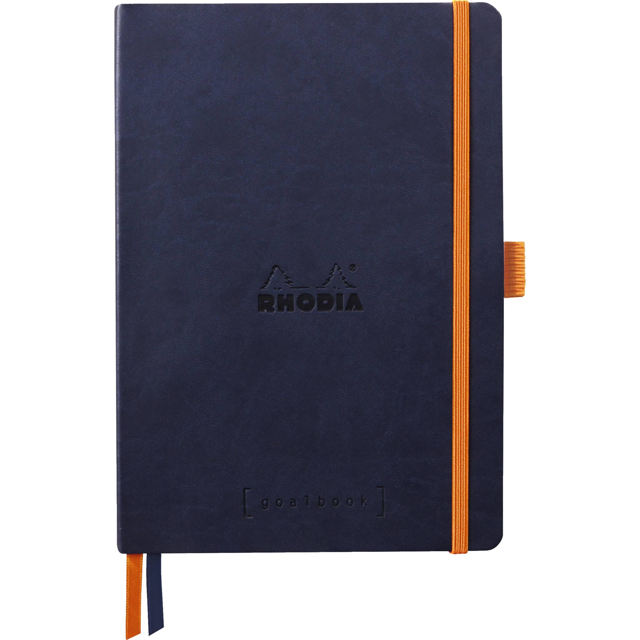 Rhodia Goalbook A5 120 Bl 90g, Dot/punktkariert Mitternachtsblau 117808C
