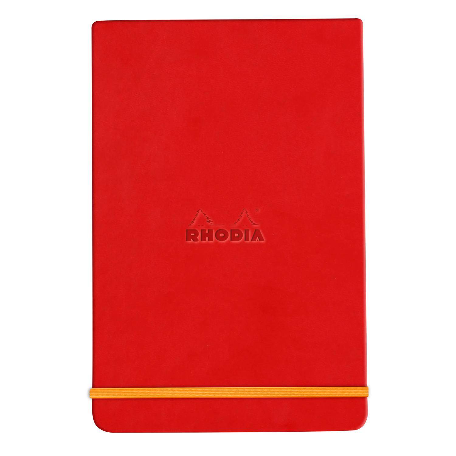 Rhodia Webnotepad 9x14 cm, 96 Bl liniert, mikroperforiert, 90g, Mohnrot 194366C