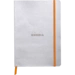 Rhodia Notizbuch A5 Softcover, 80 Bl elfenbein 90g, liniert, Silber 117401C Rhodia Notizbuch A5 Softcover, 80 Bl elfenbein 90g, liniert, Silber 117401C